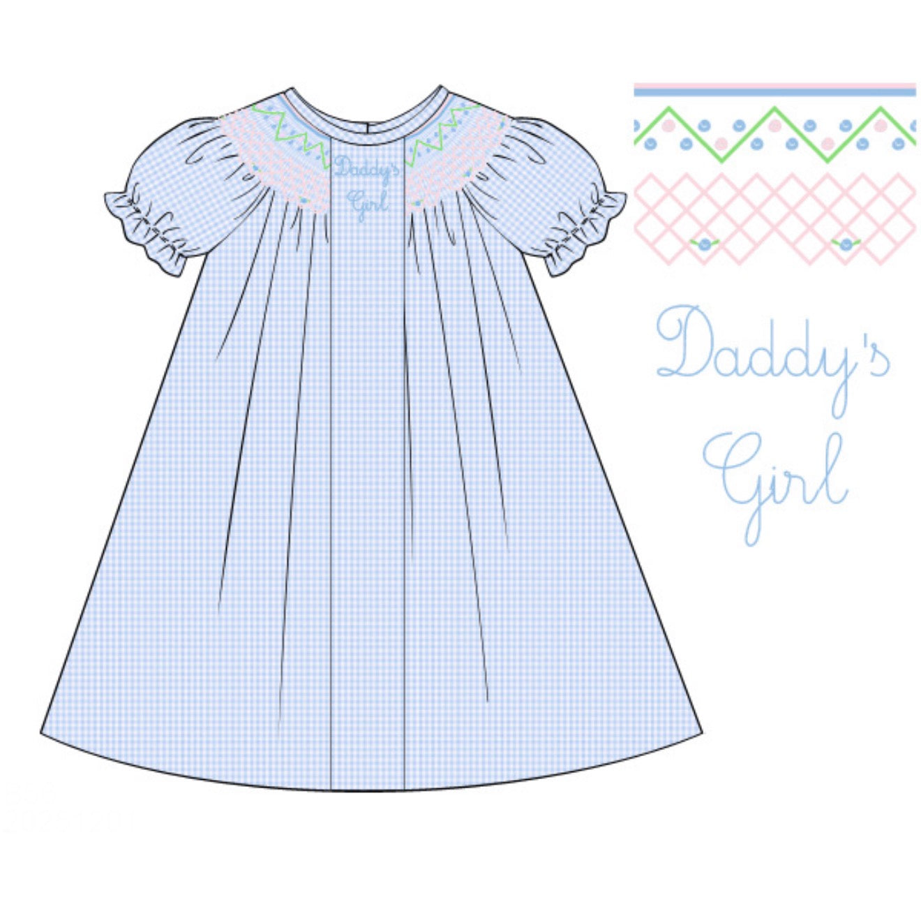 PO86 Daddy's Girl Dress