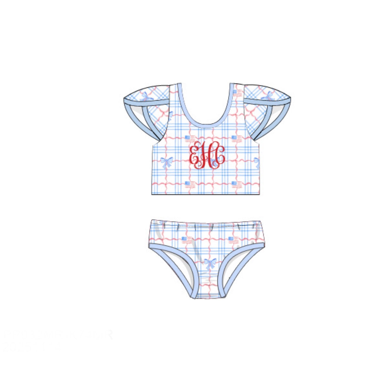 PO85 All American Swim 2pc.