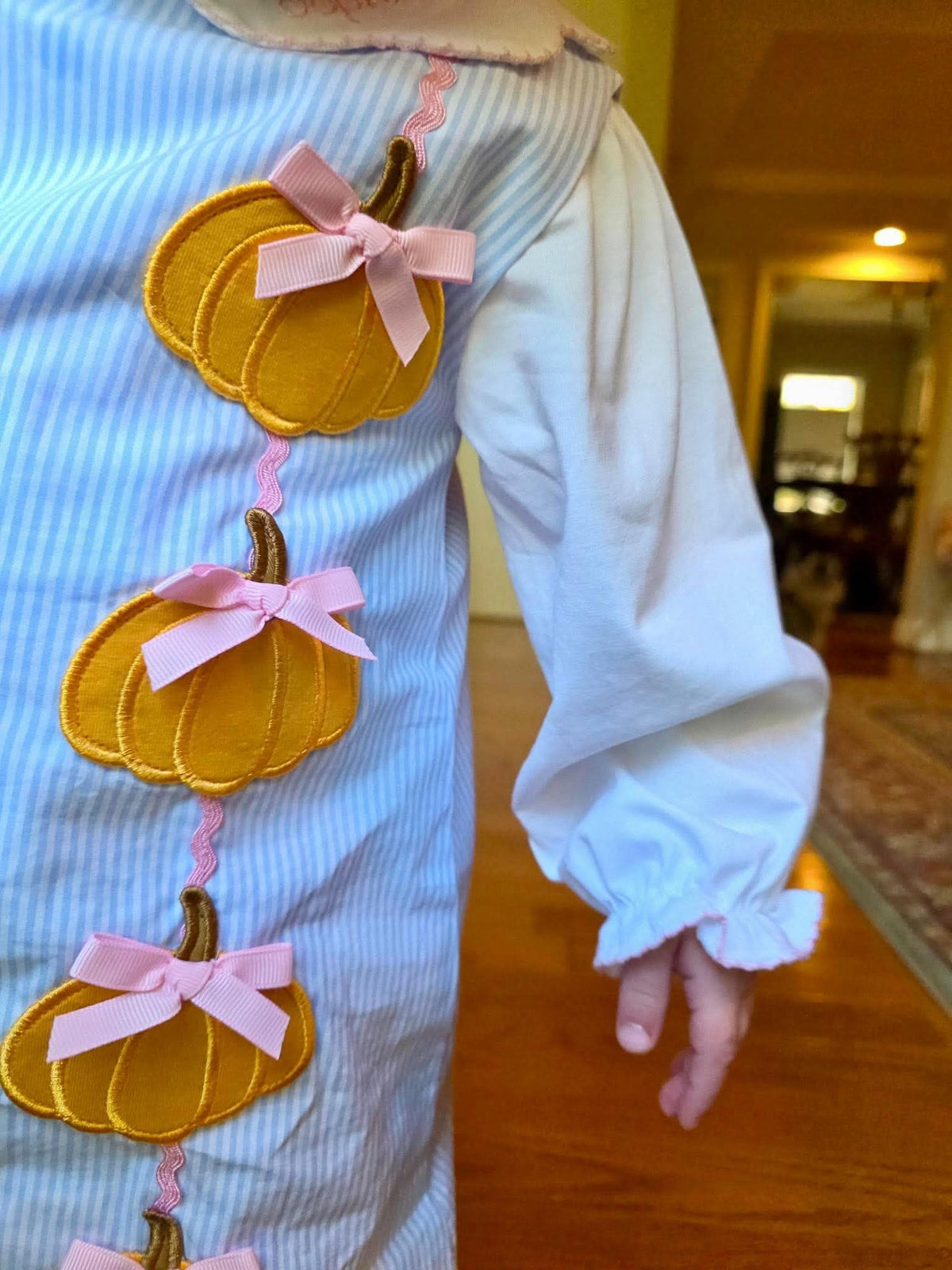 Pumpkin Trellis Dress Set