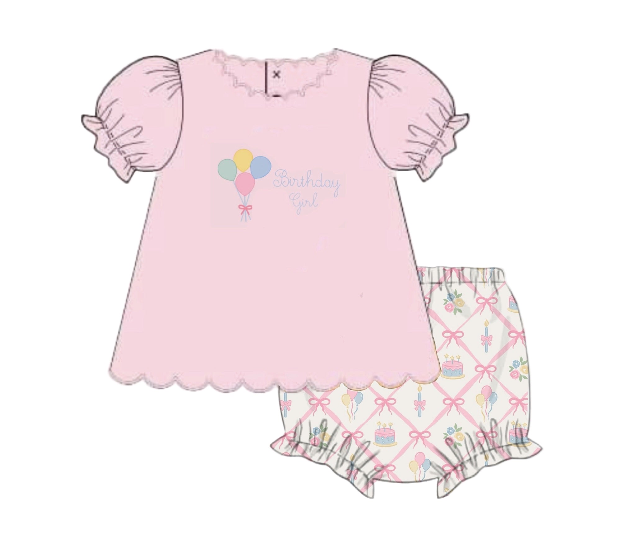 PO84 Birthday Babes Bloomer Set