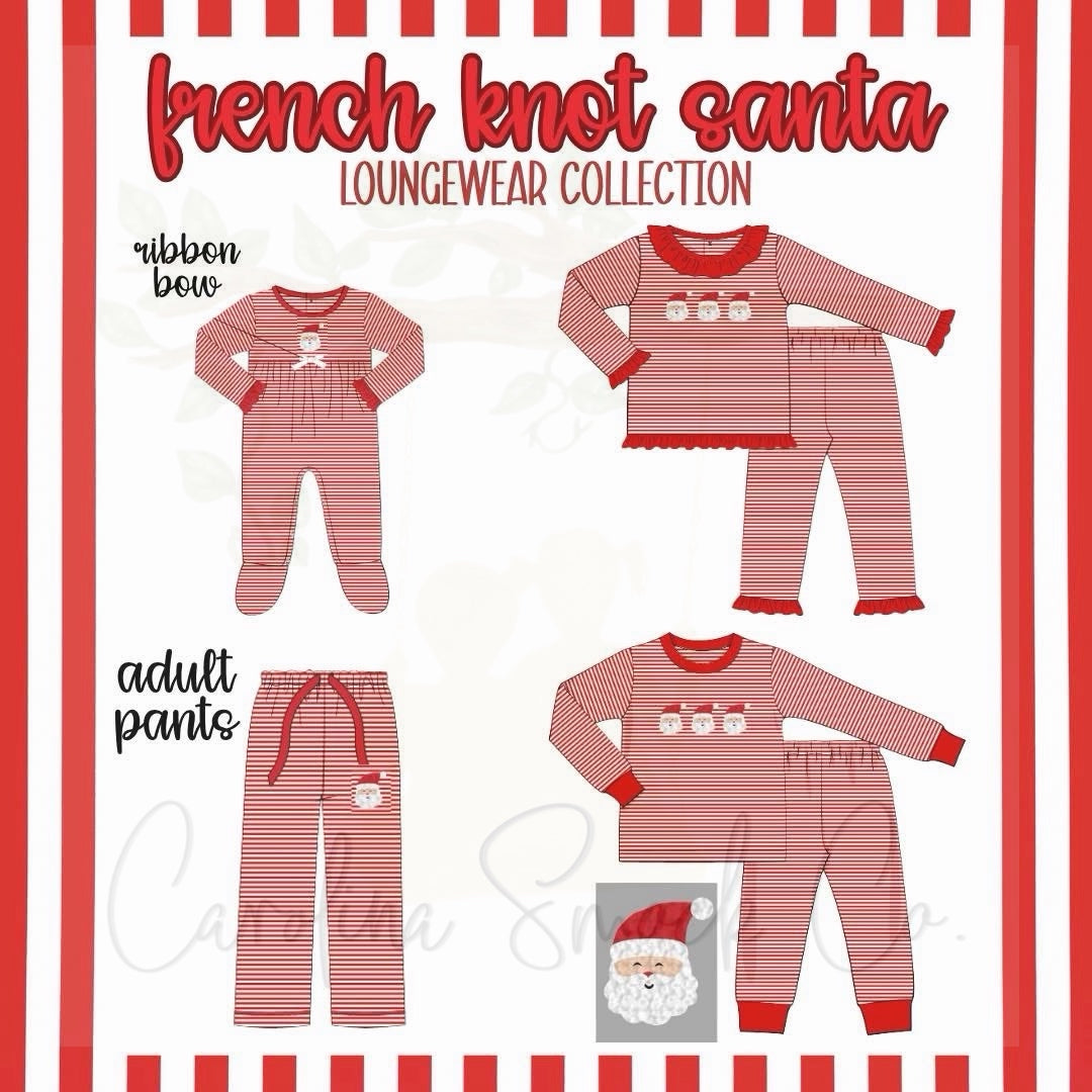 PO92.5 French Knot Santa Lounge