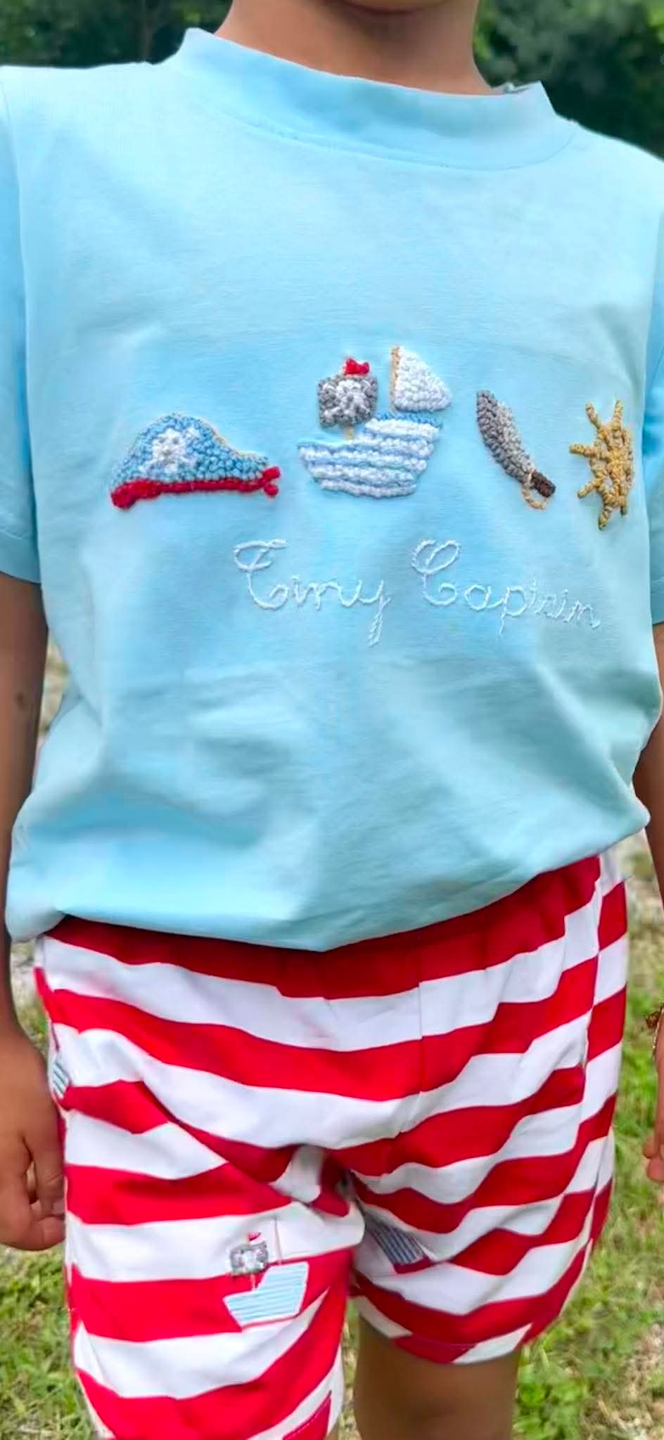 French Knot Pirates Short Set (no wording)
