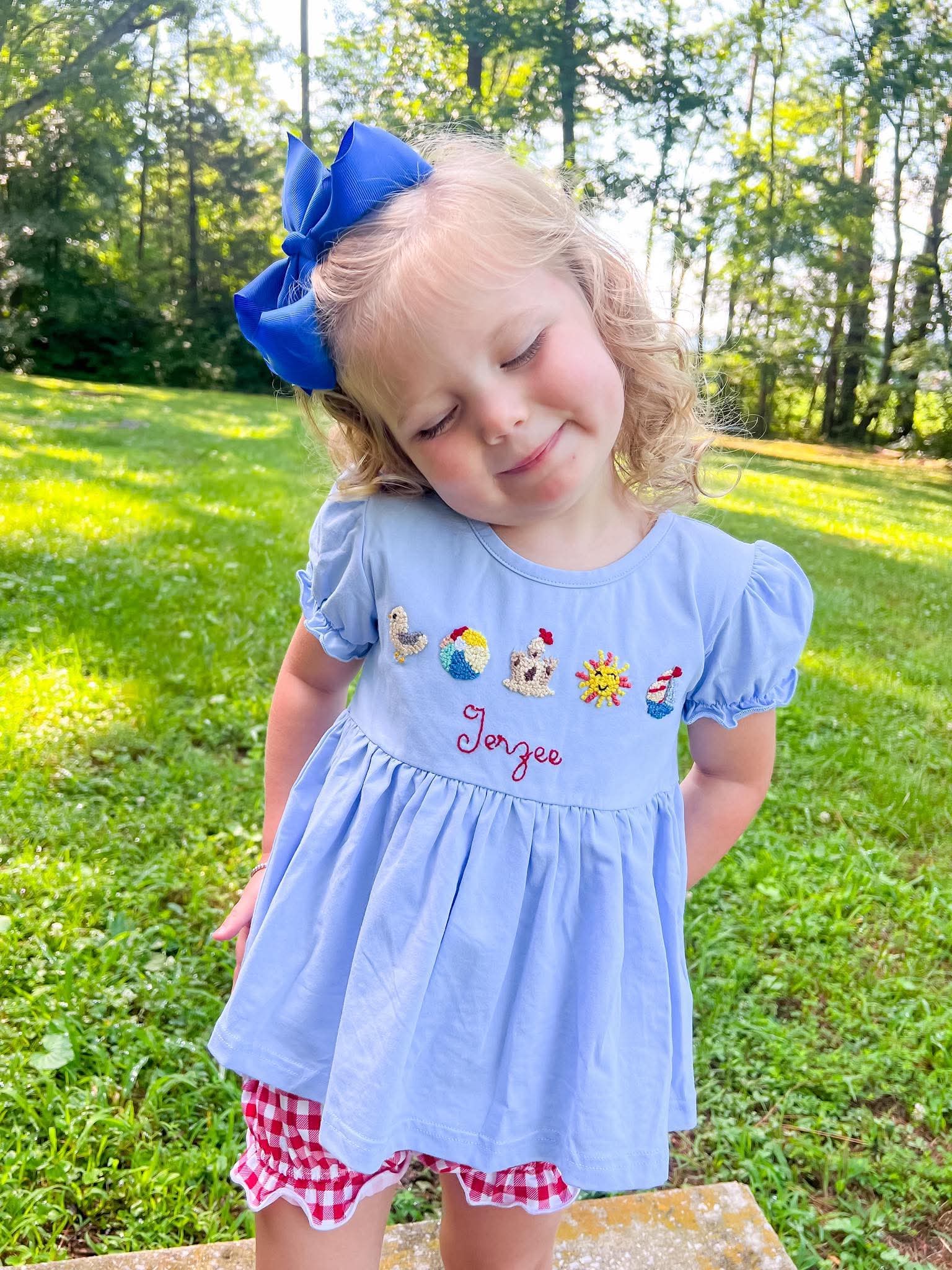 French Knot Beach Fun Bloomer Set (no wording)
