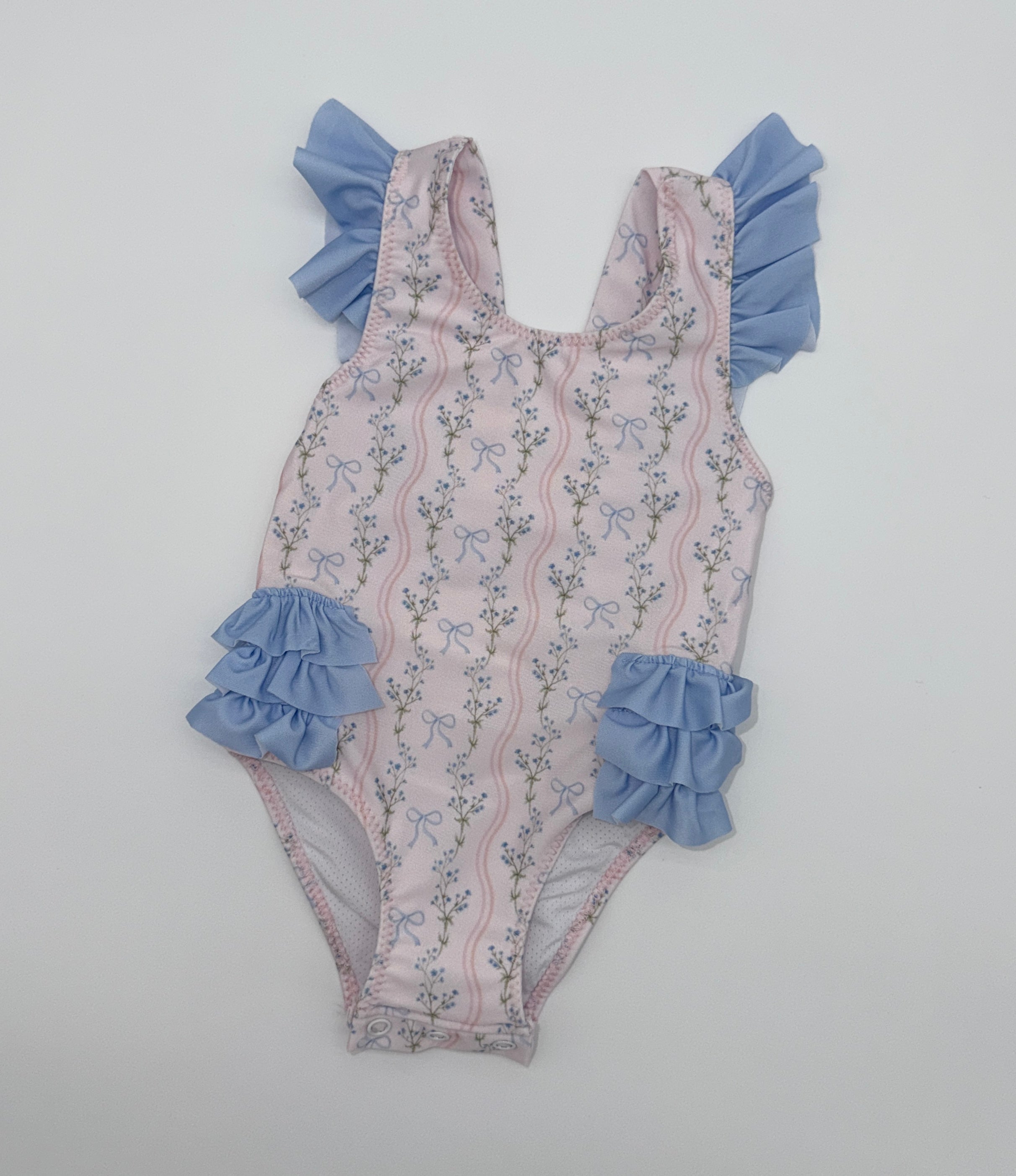 Marley Floral & Gingham Girl 1pc.