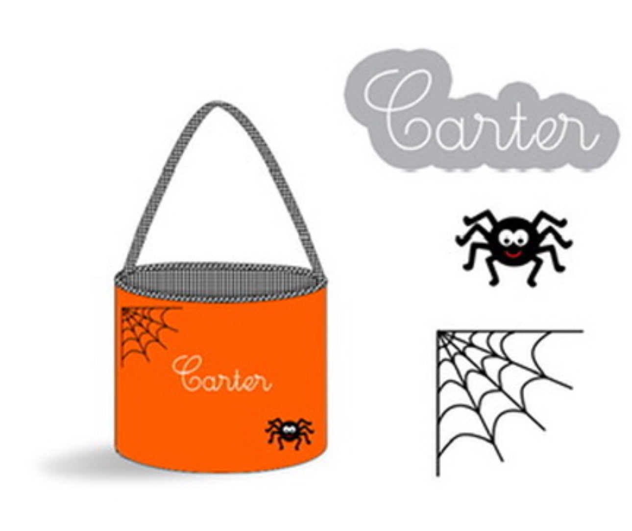 PO77 Boys Treat Buckets - Spider