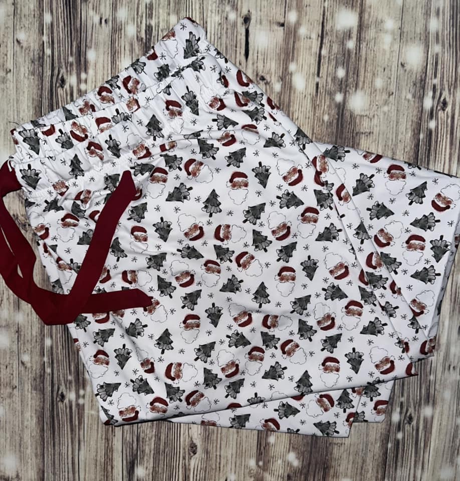 Santa/ Tree Adult Lounge Pants