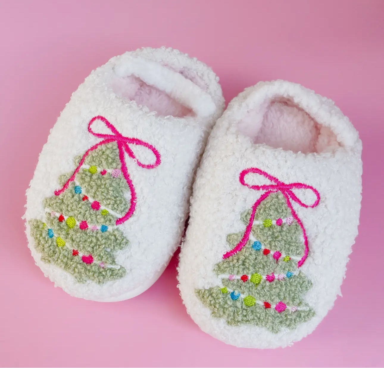 Christmas Tree Slippers