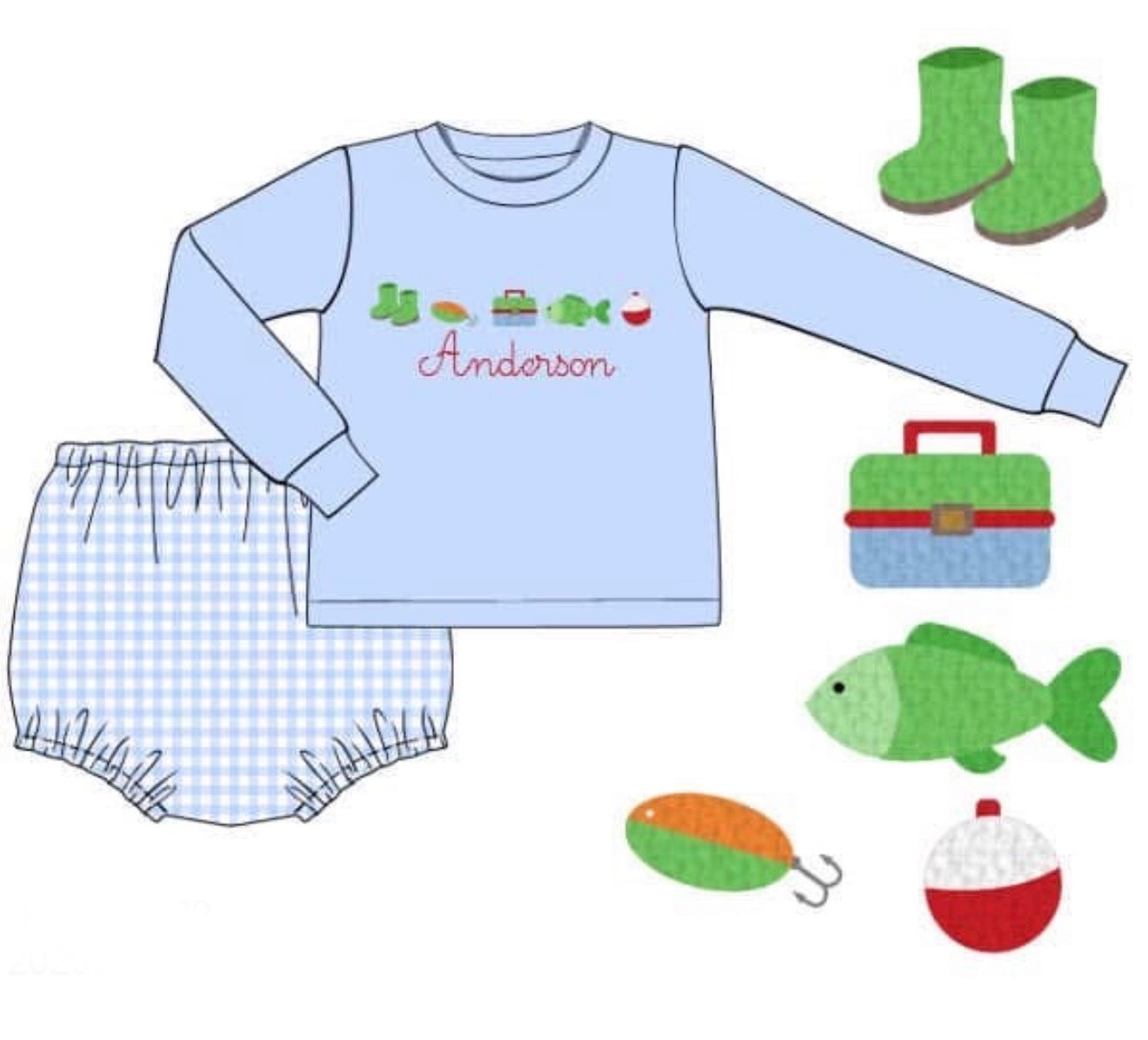 PO93 Lipgloss & Lures Diaper Set