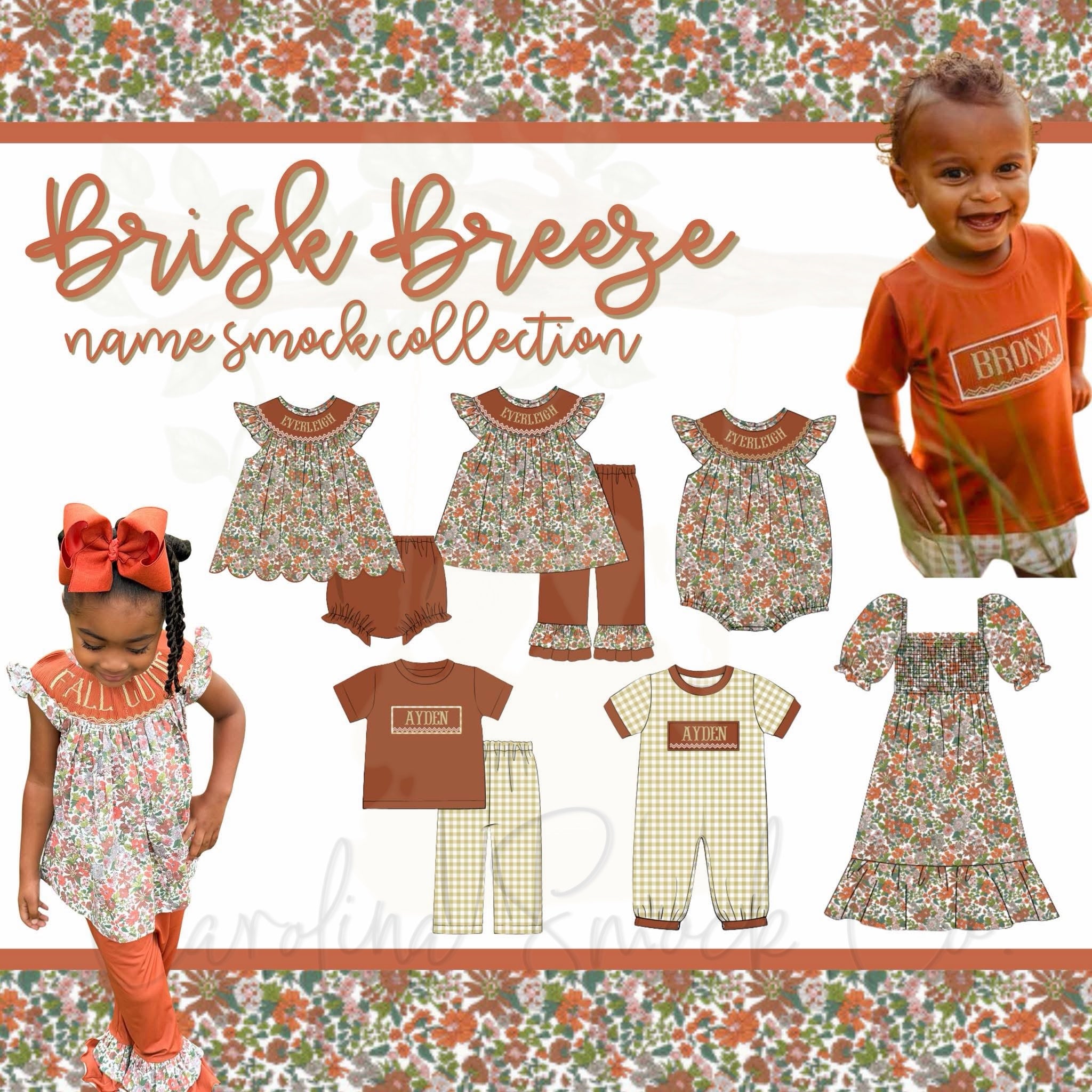 PO91.5 Brisk Breeze Name Smocks