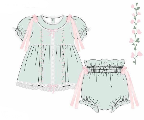PO95 Sage Heirlooms Bloomer Set
