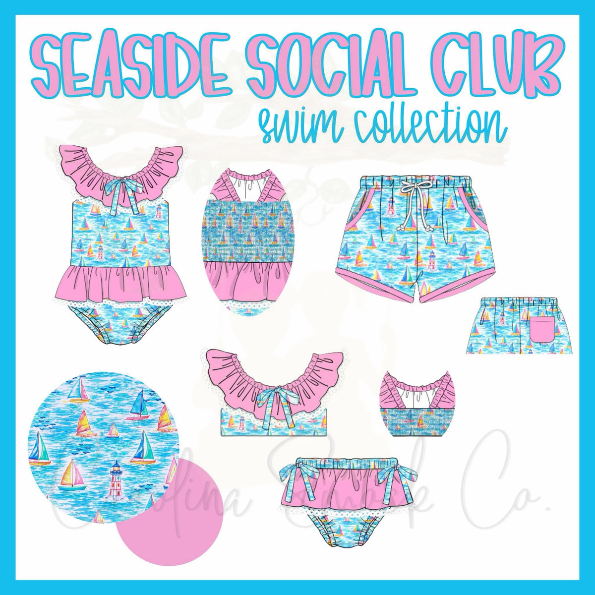 PO95.5 Seaside Social Club Swim Collection
