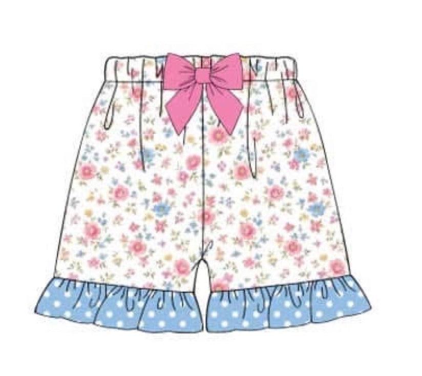 PO94 Girls Mix & Match - Fun Floral Shorts
