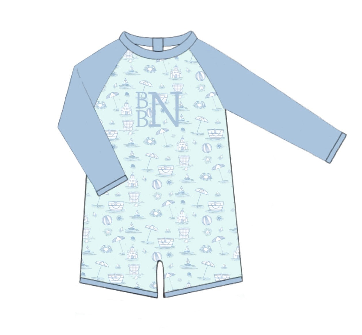 PO84 Beach Toile Swim Boy 1pc.