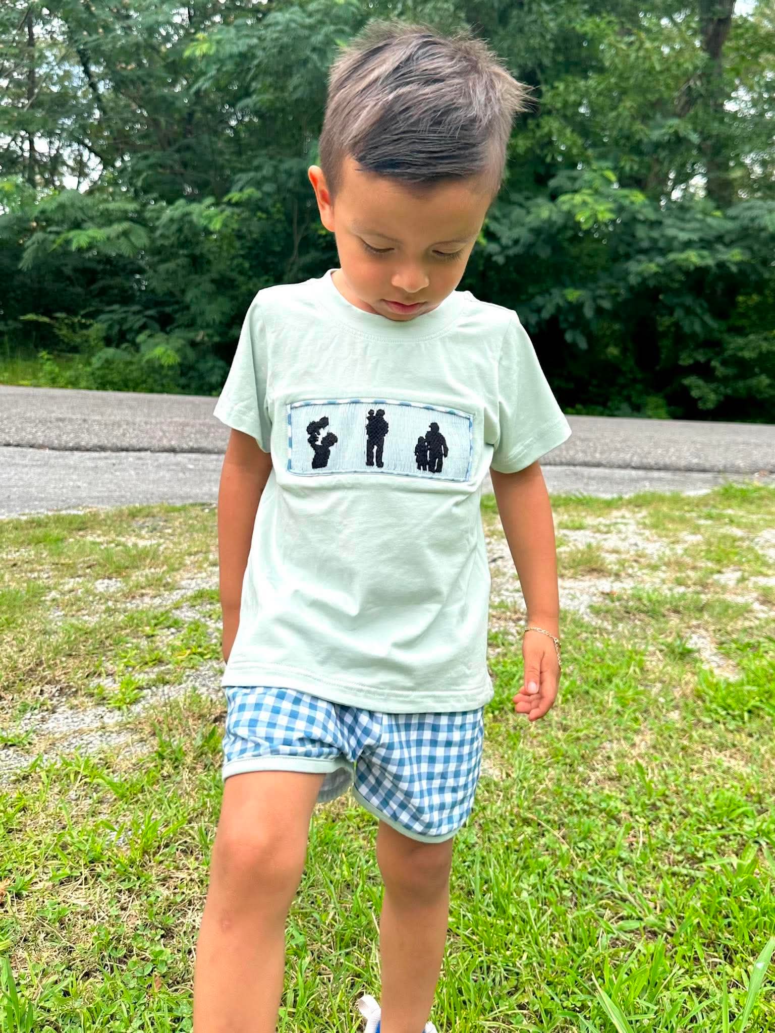 Daddy Silhouettes Boy Set