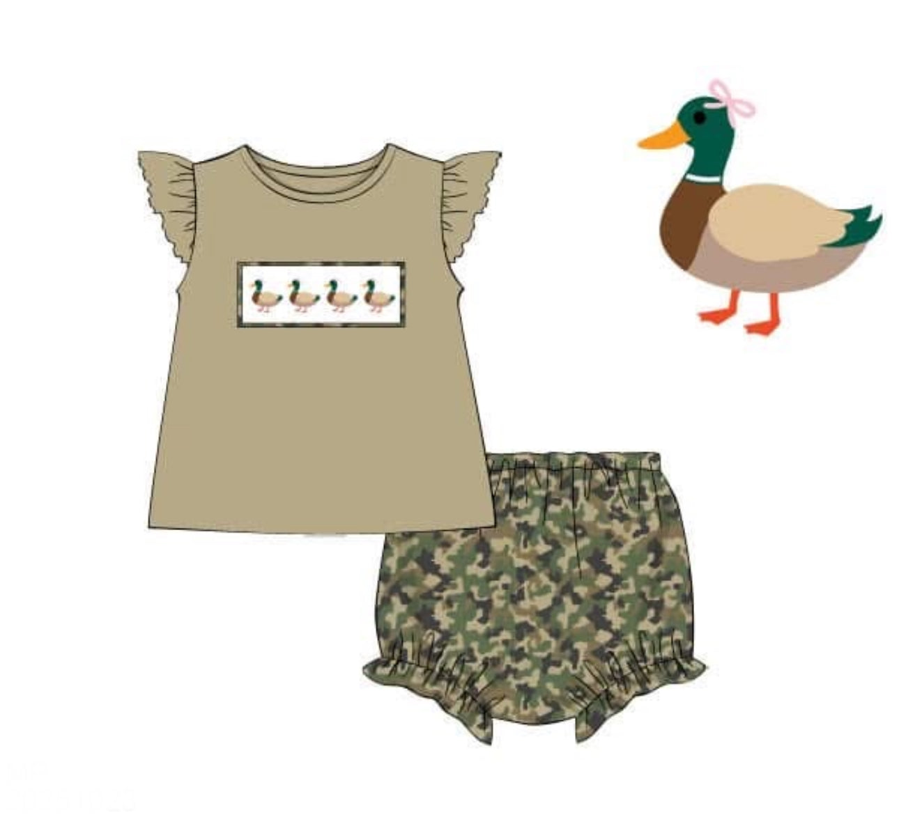 PO84 Duck Hunt Bloomer Set