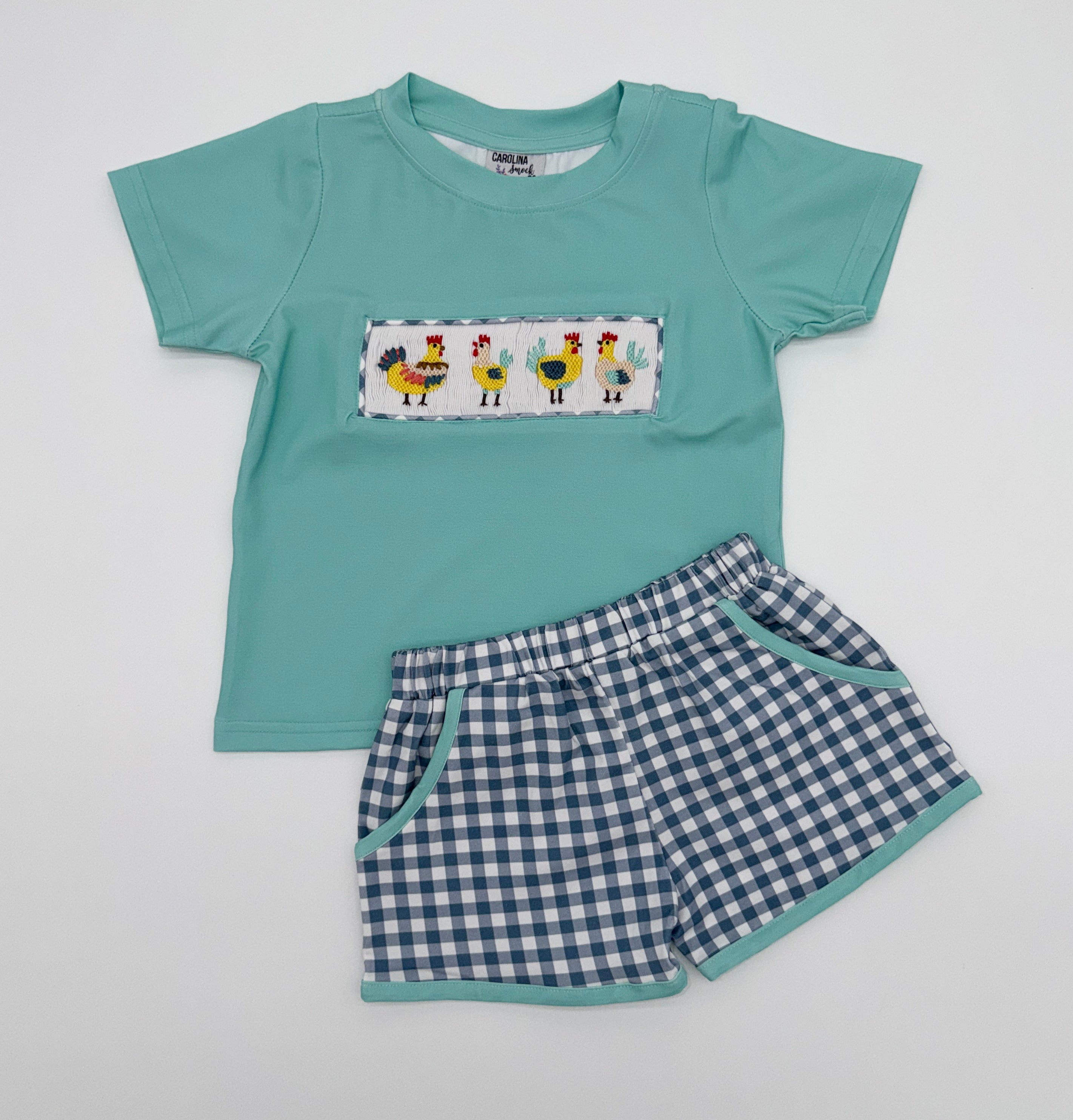 Chicken Coop Boy Short Set