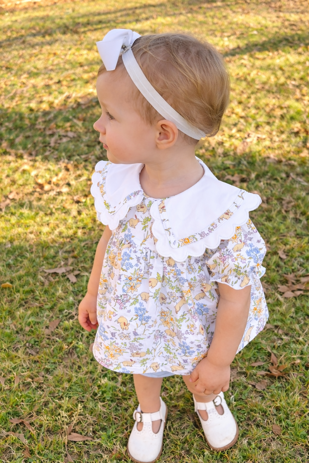 Easter Knit Girl Short Set