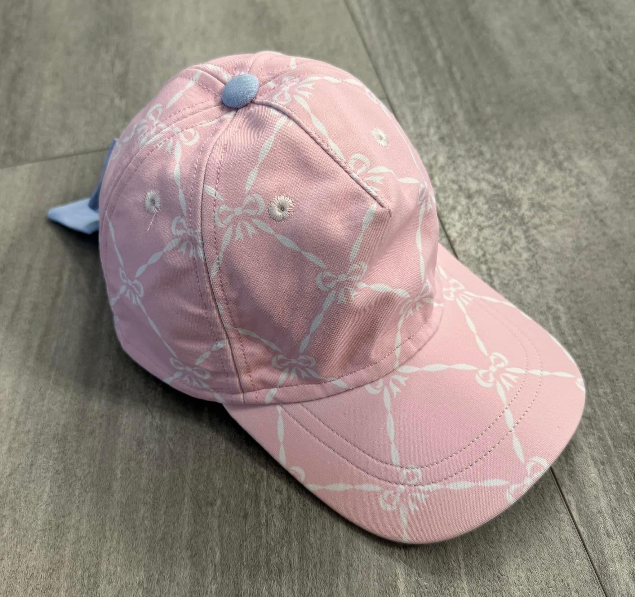 Pink Bow Trellis Hat