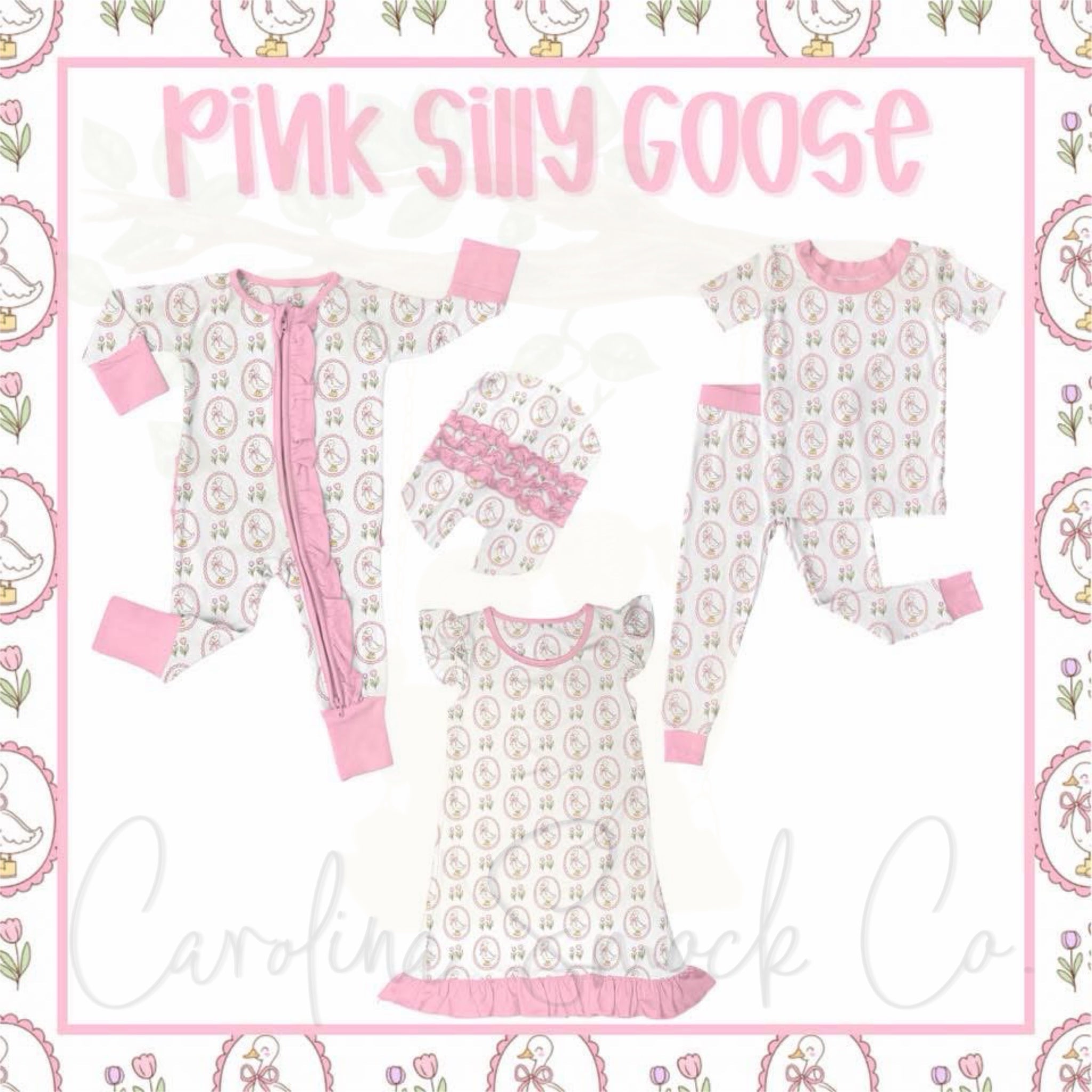 BFPO25 Pink Silly Goose Bamboo