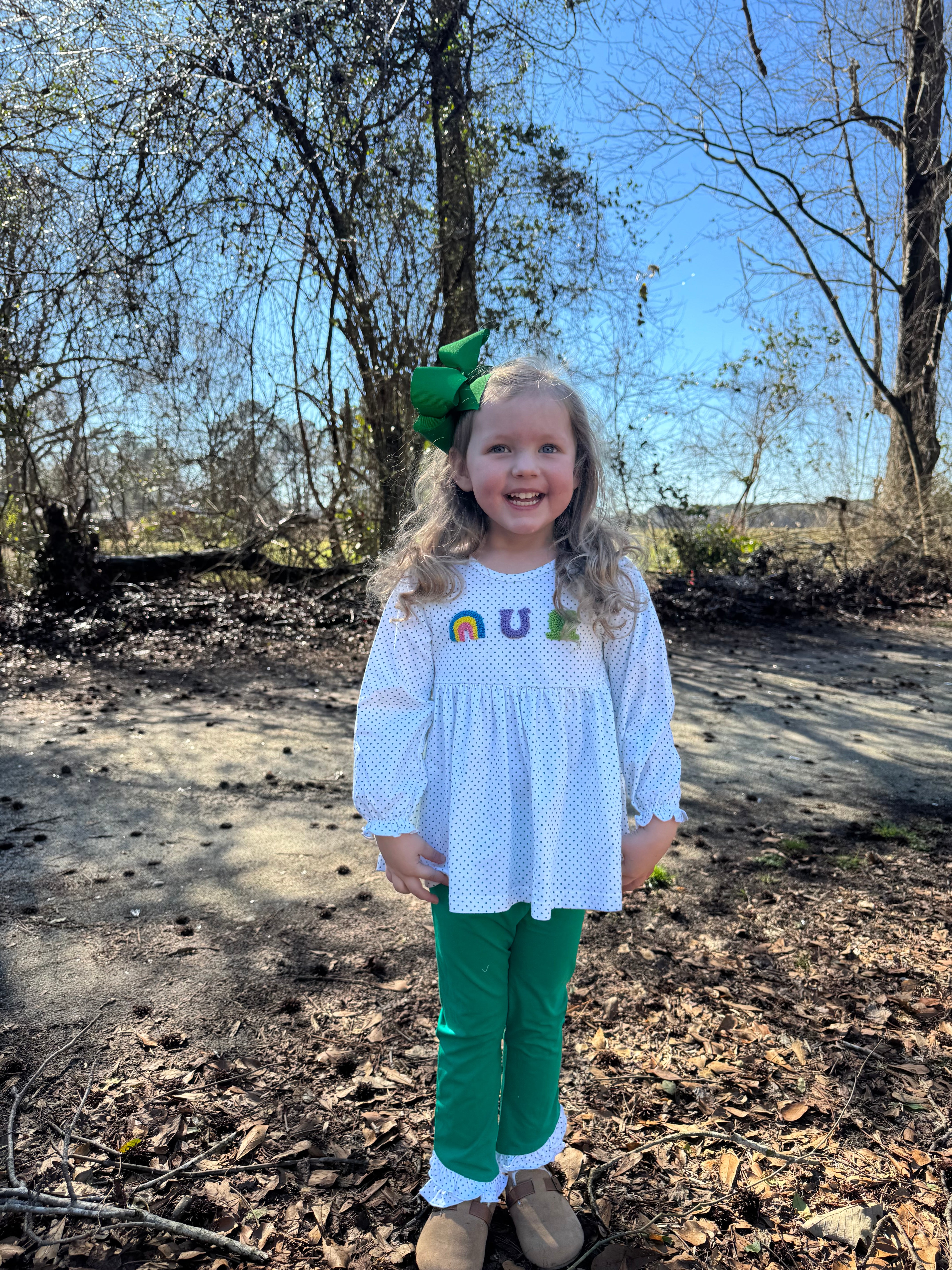 French Knot Lucky Charm Legging Set