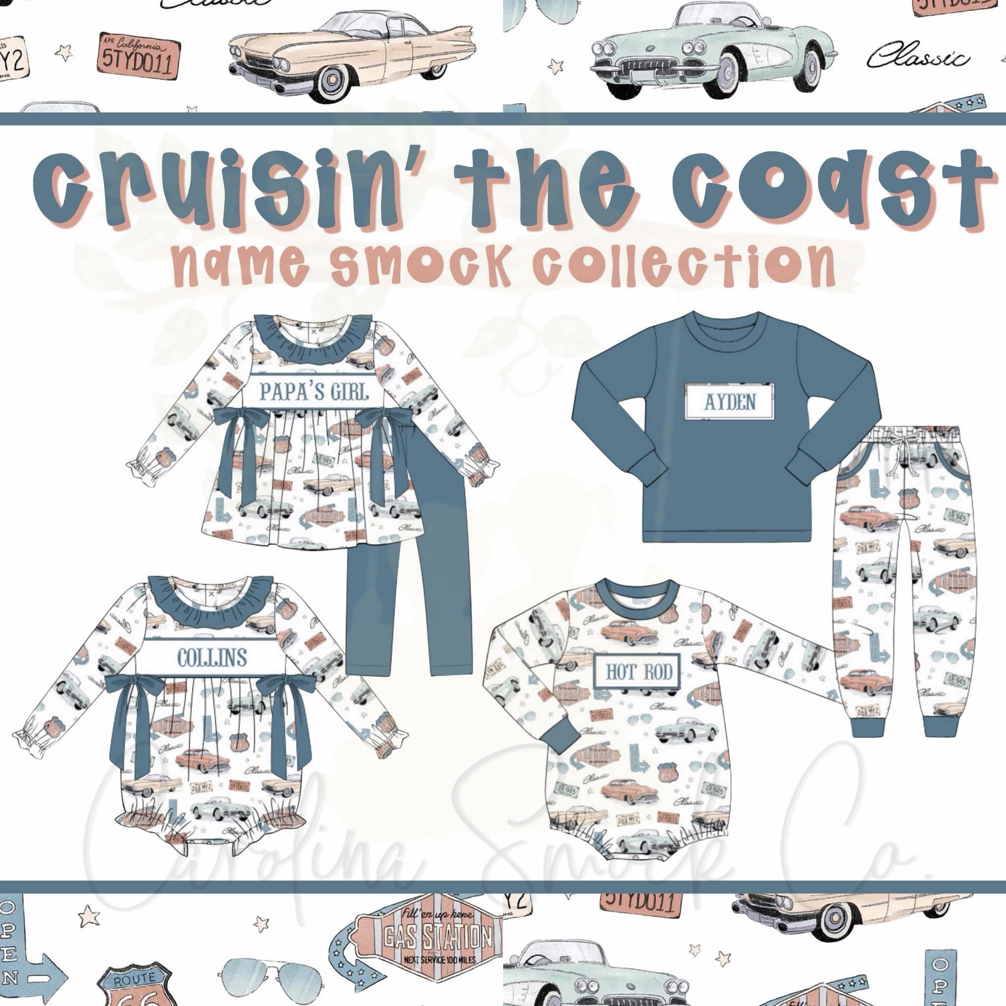 PO91.5 Cruisin' the Coast Name Smocks