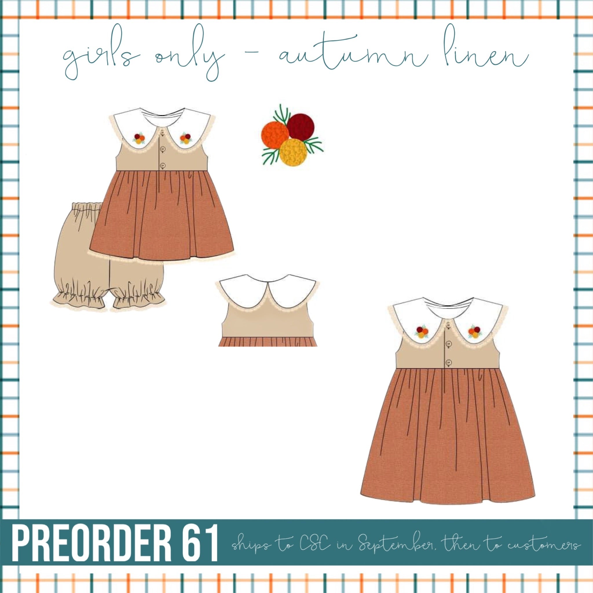 PO61 Girls Only - Autumn Linen