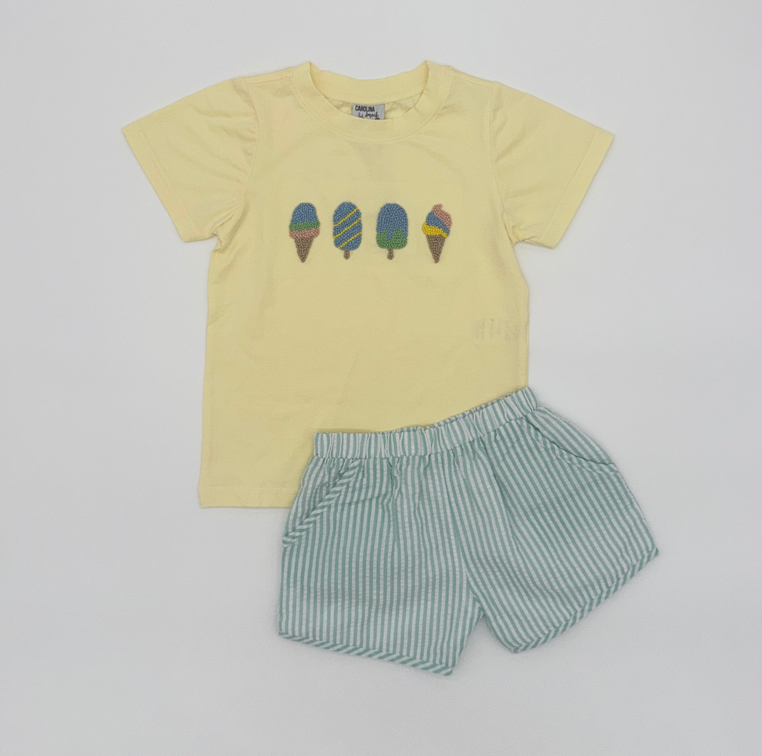 I Scream for Ice Cream Boy Short Set