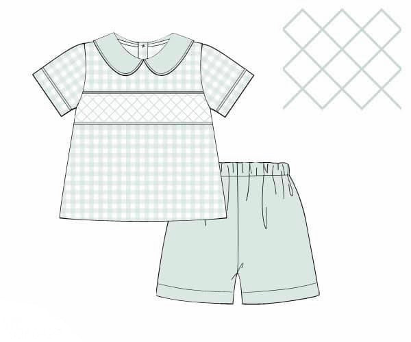 PO95 Sage Heirlooms Short Set