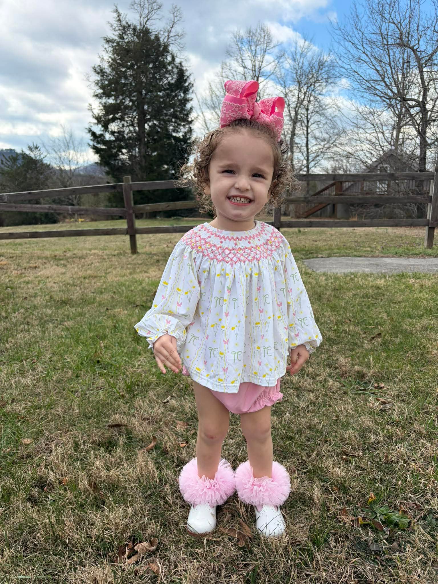 Sunshine Floral Bloomer Set