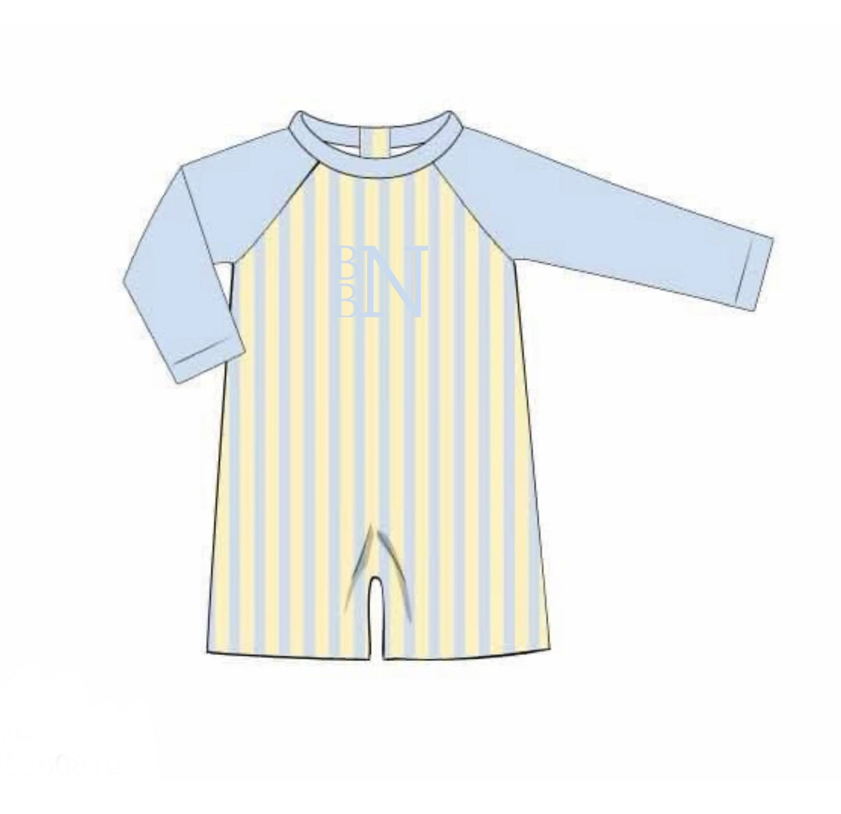 PO95 Butter & Blues Swim Boy 1pc. Rashguard