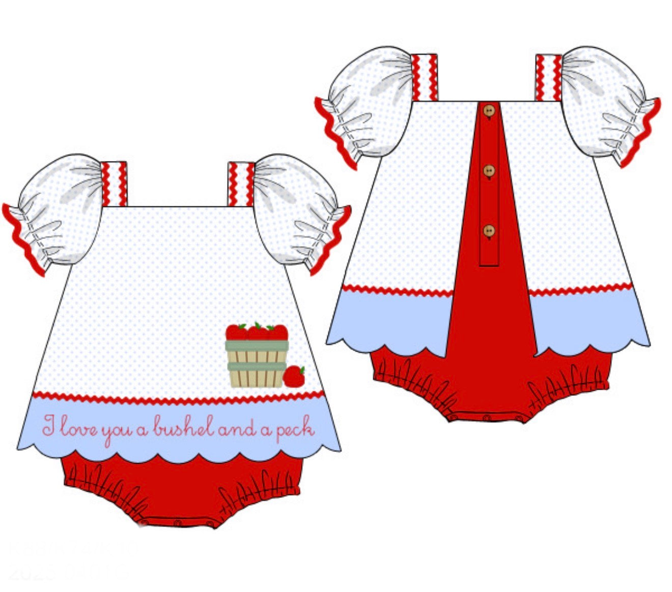 PO87 Bushel & A Peck Skirted Bubble