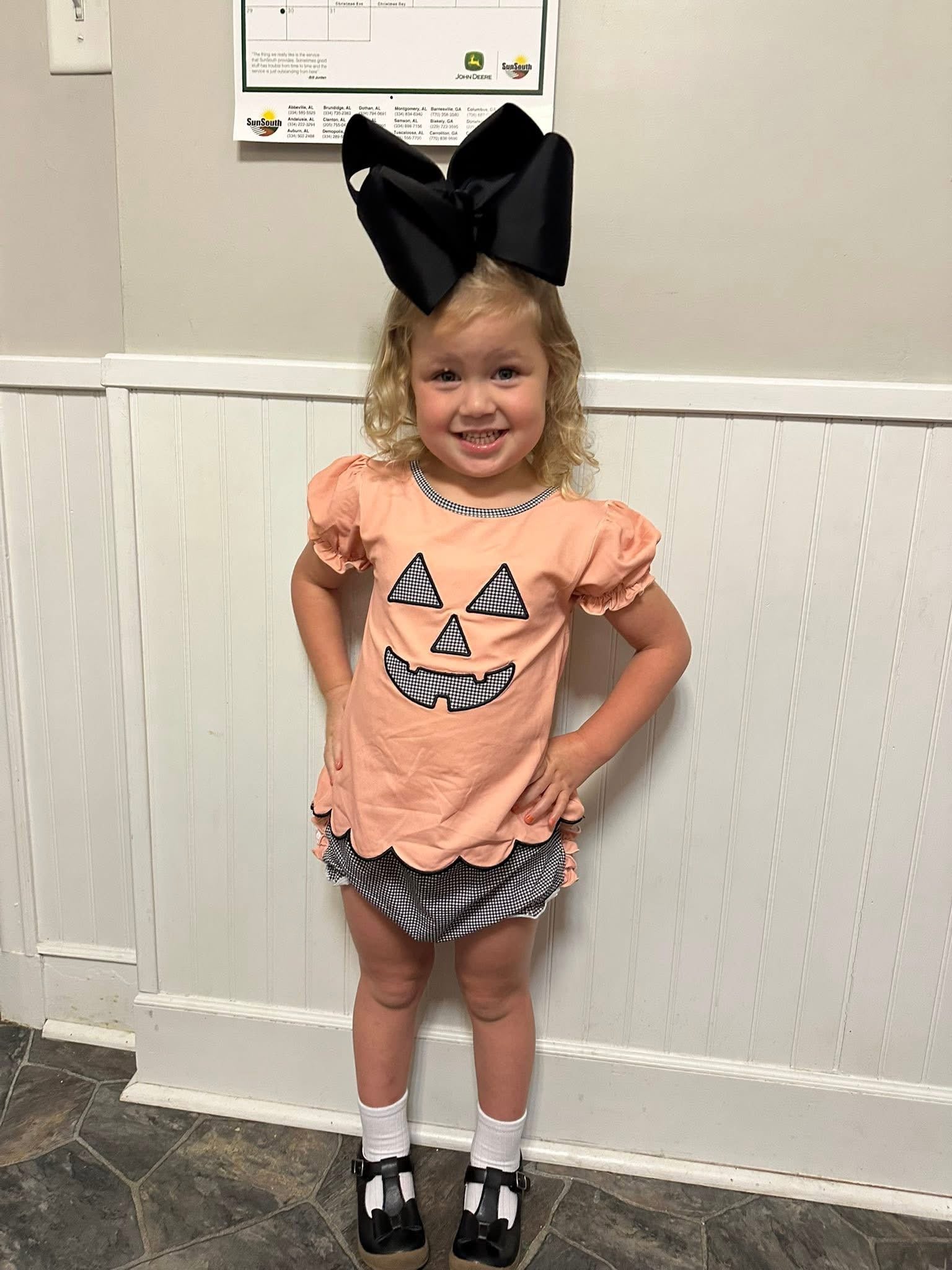 Jolly Jack-o-Lantern Bloomer Set