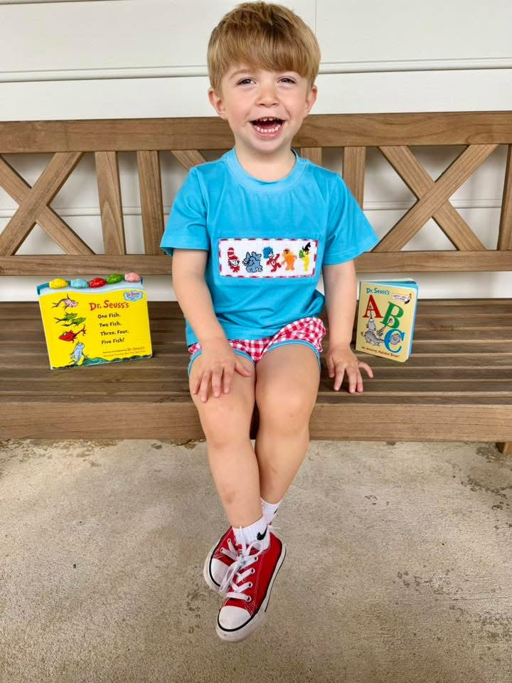 All Things Suess Boy Short Set