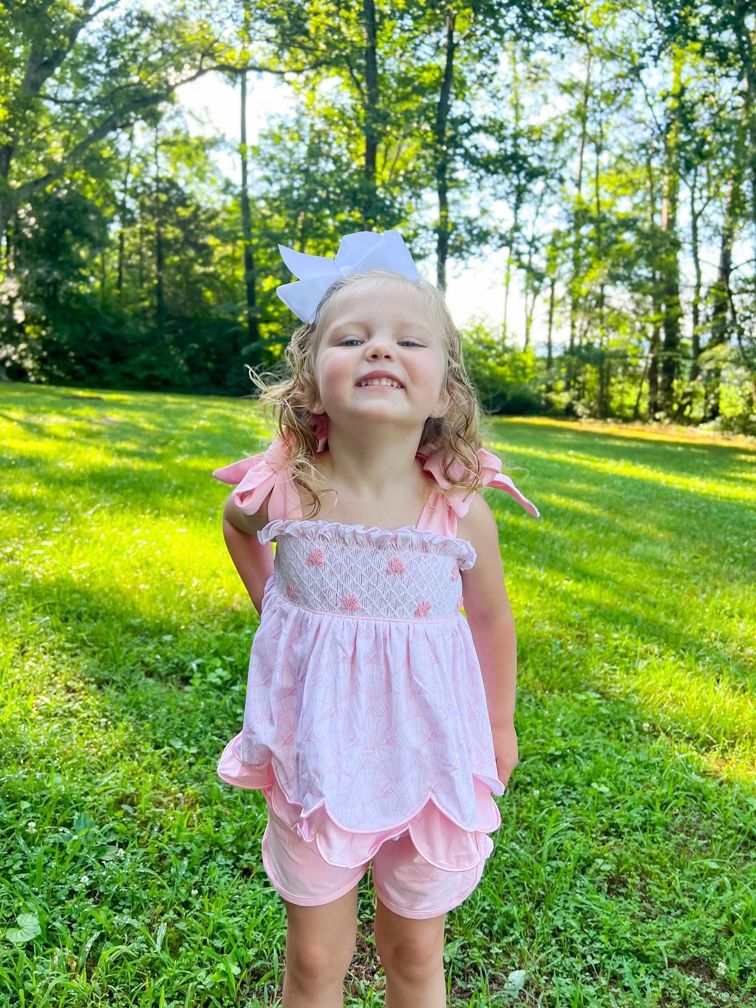 Sweet Summertime Girl Short Set