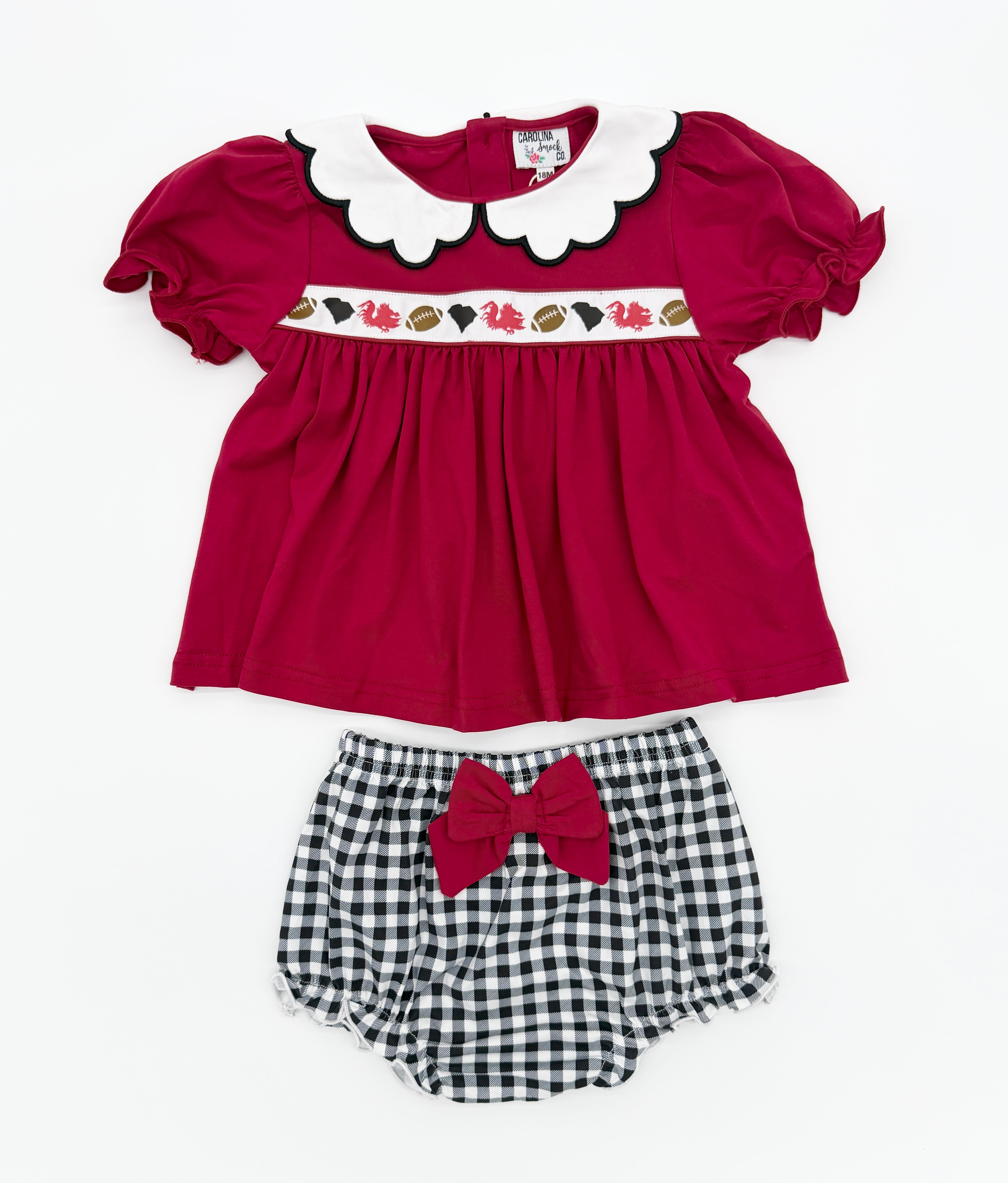 Carolina Ribbon Bloomer Set