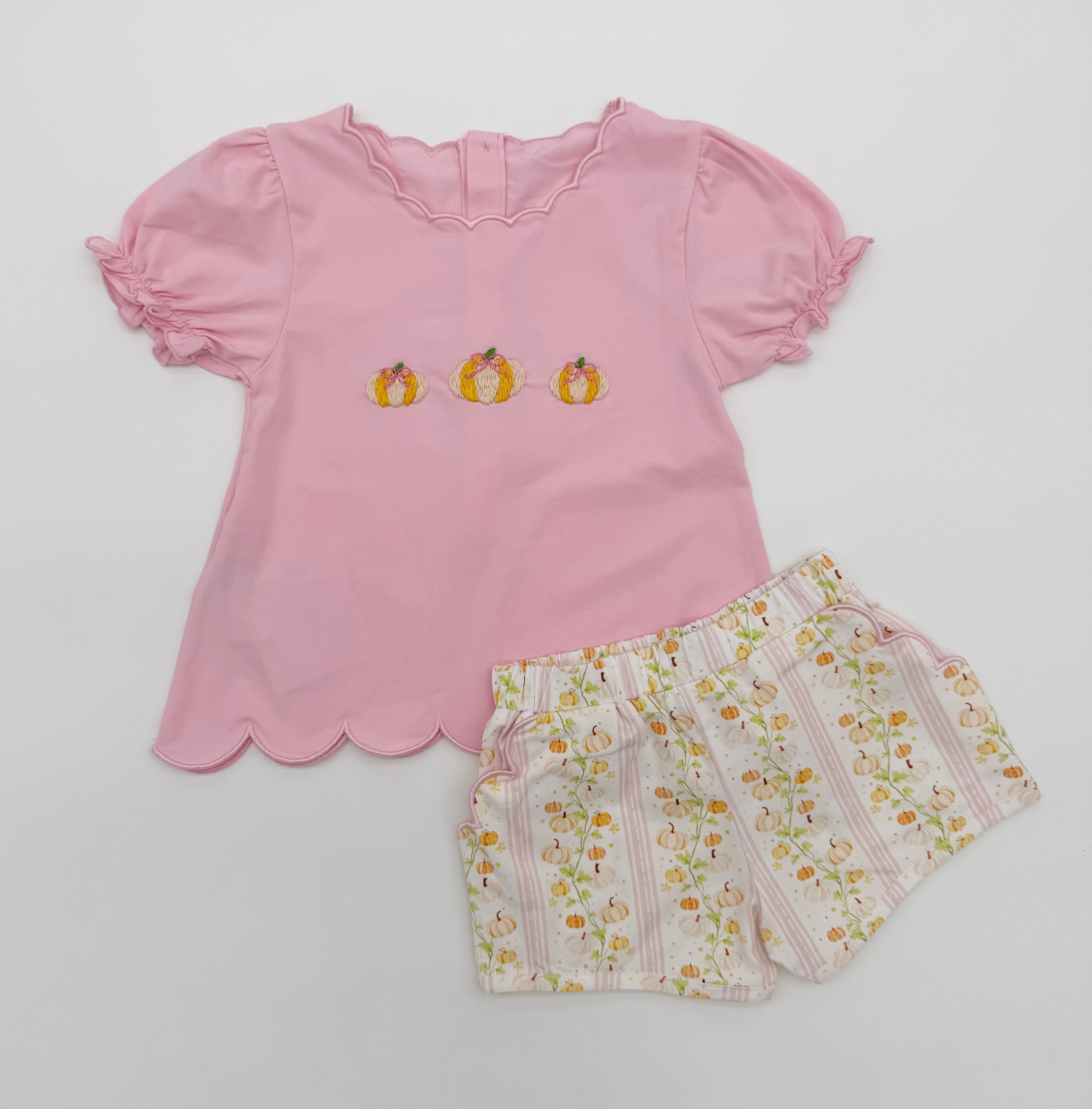 Pumpkin Picking Short Set