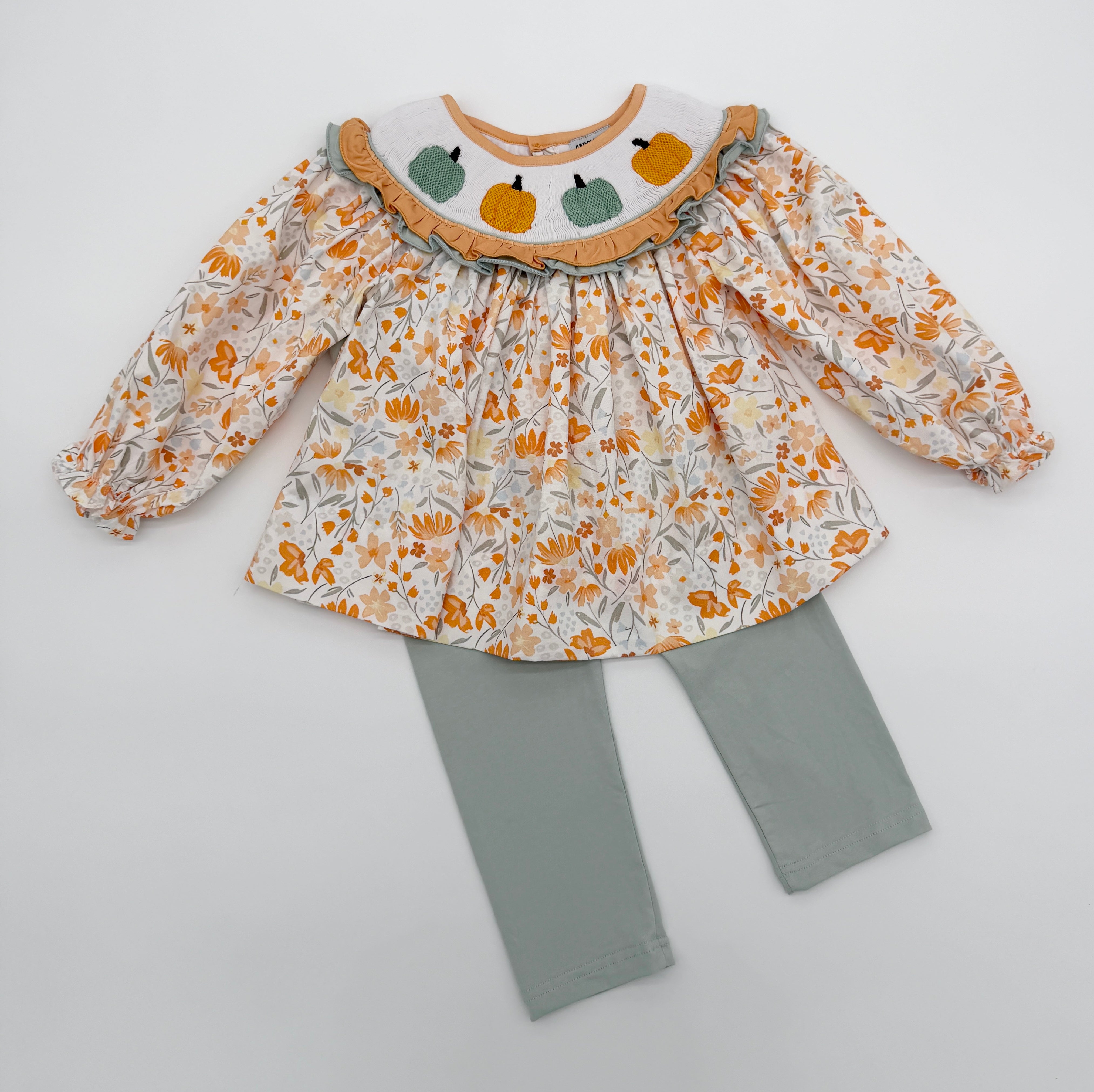 Sage Pumpkins Legging Set