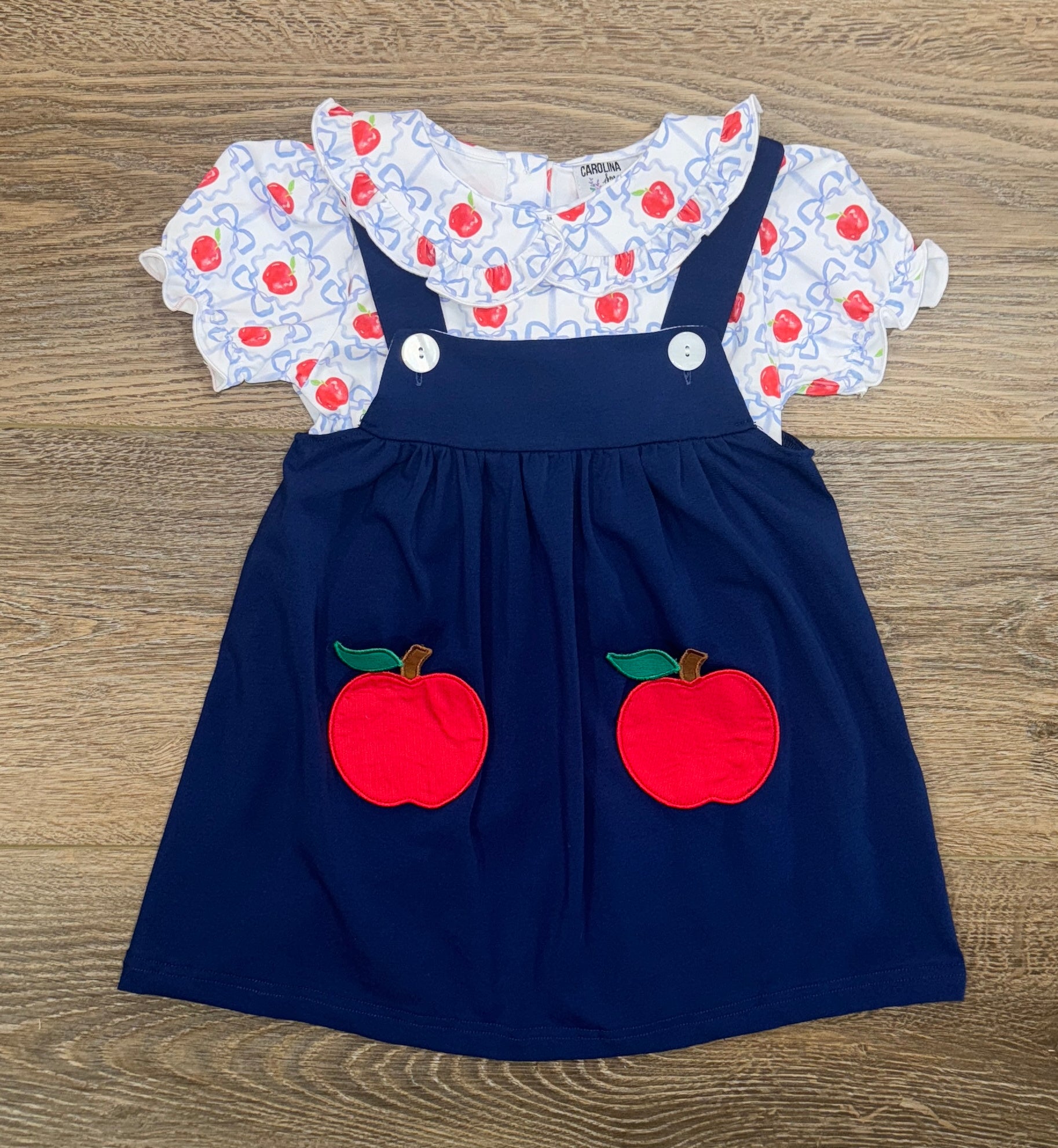 Apple Pockets Dress Set