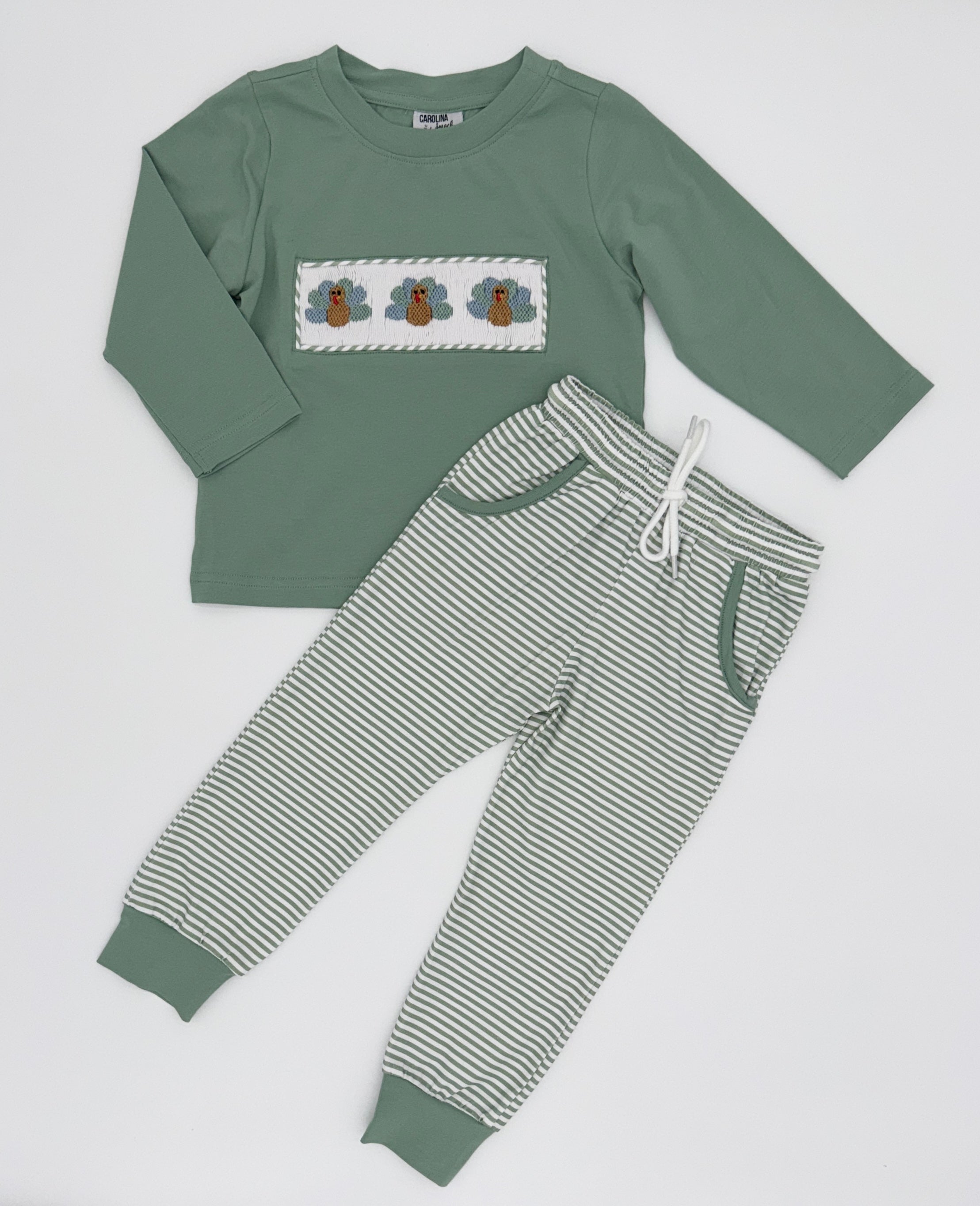 Feldspar & Floral Turkeys Jogger Set