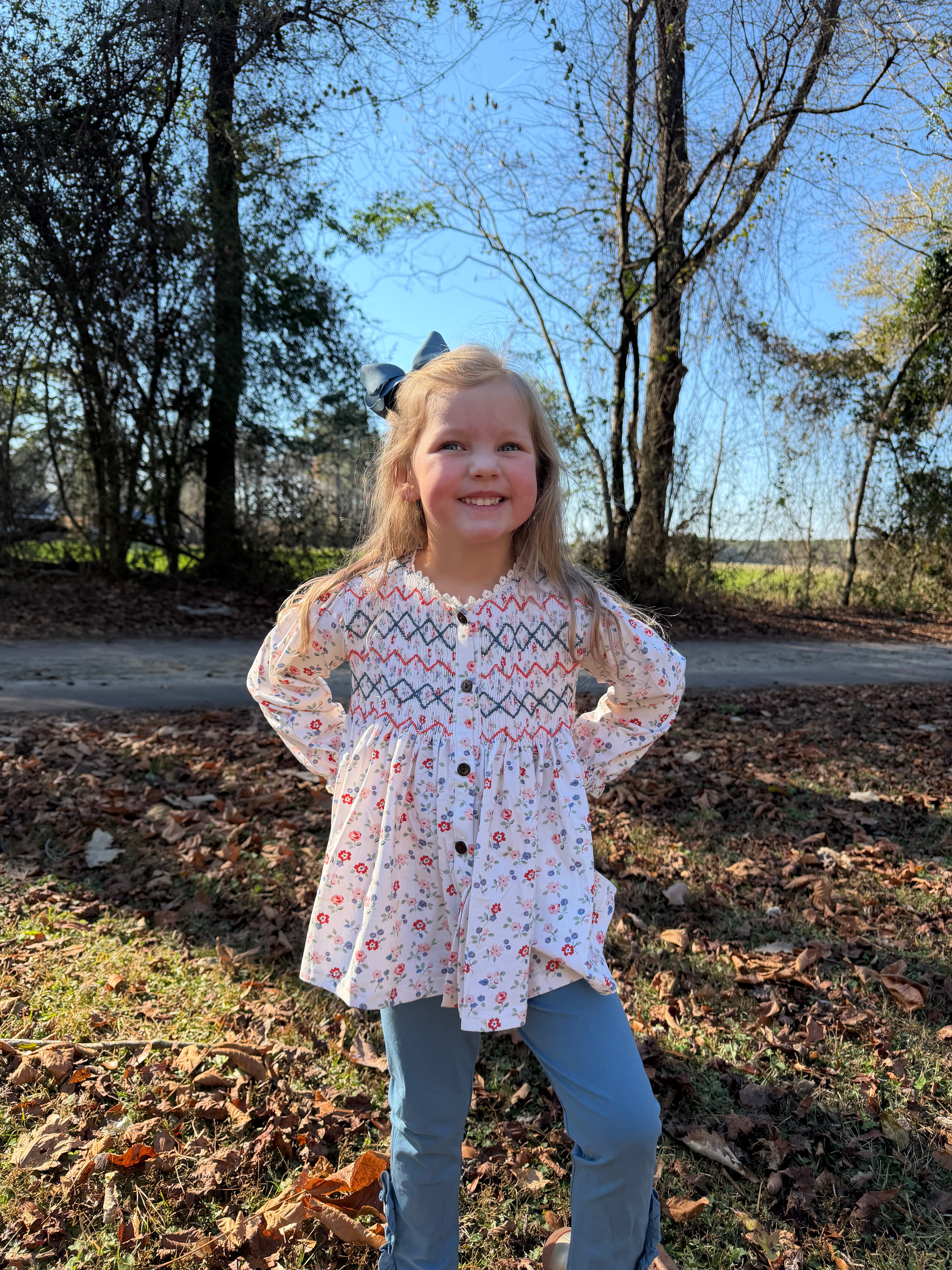 Stone Floral Legging Set