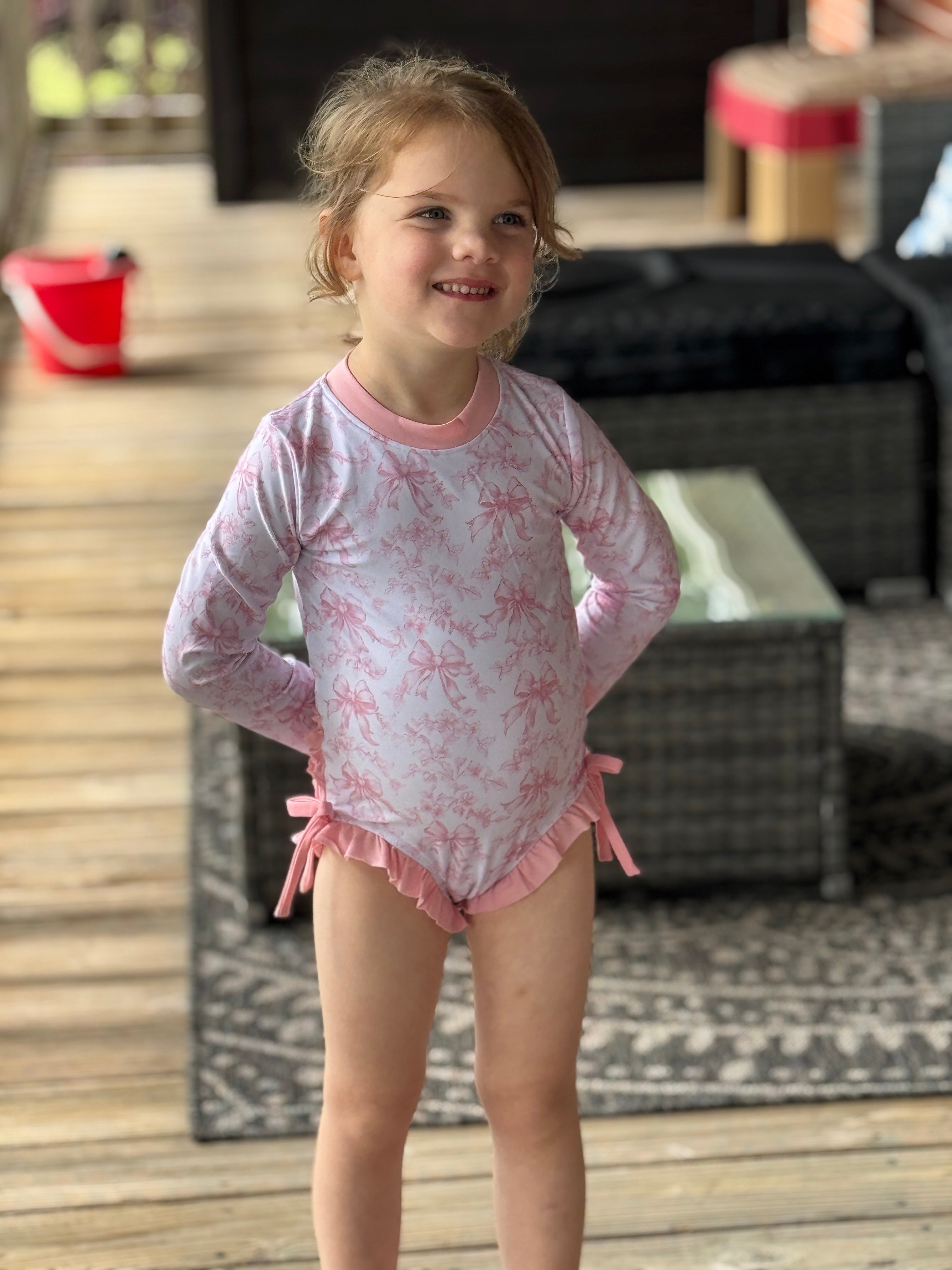 Fancy Vibes 1pc. Rashguard Swimsuit