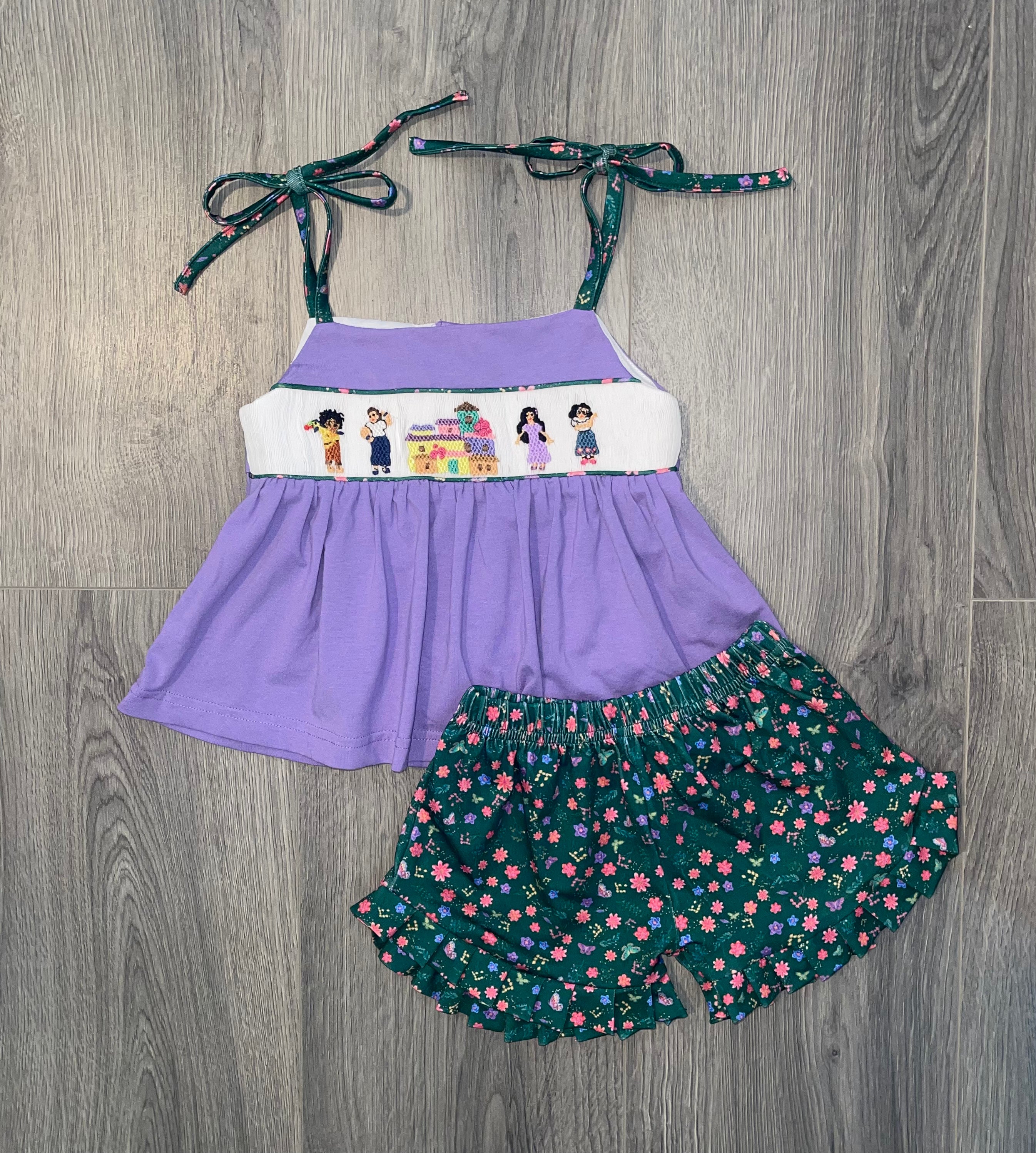 Smocked Casa Madrigal Short Set
