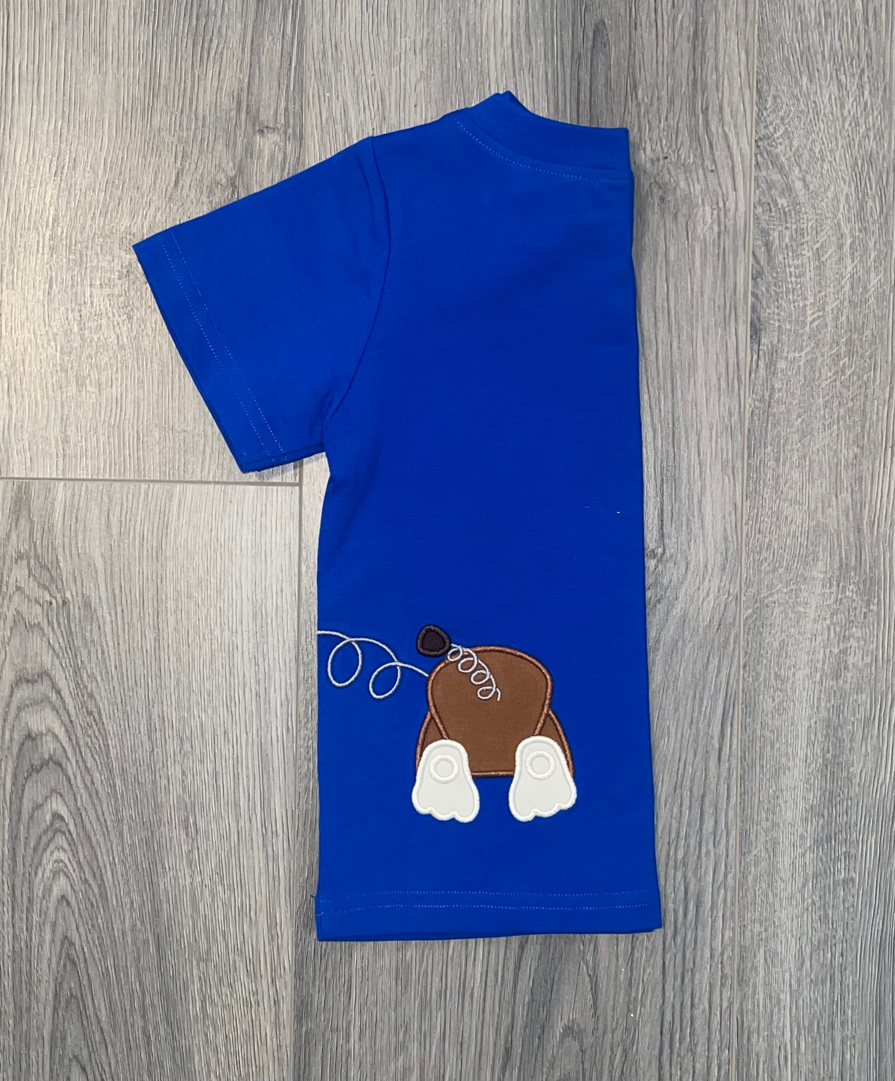 Appliqué Slinky Boy Short Set