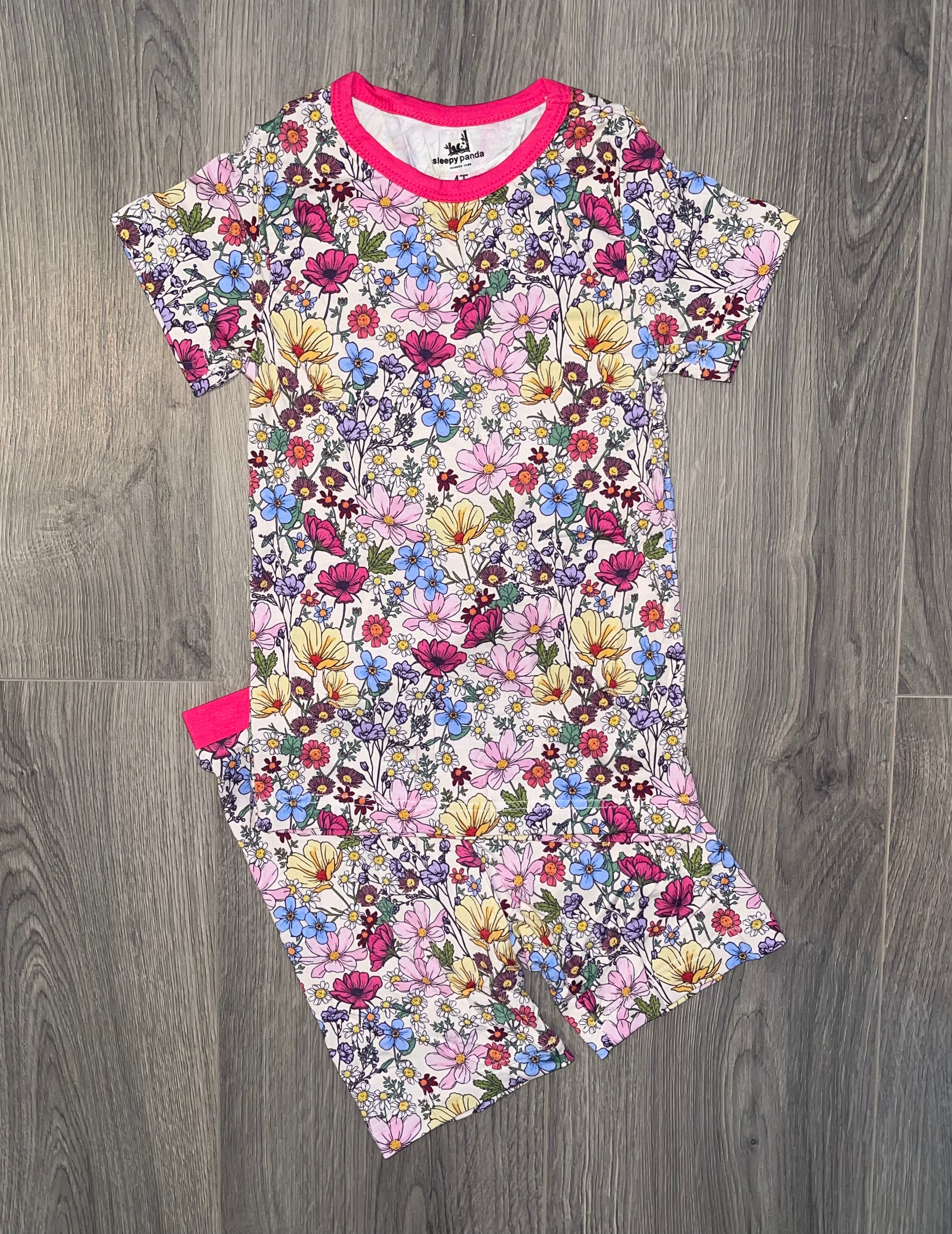 Bamboo Karalyne Floral 2pc. Short Set