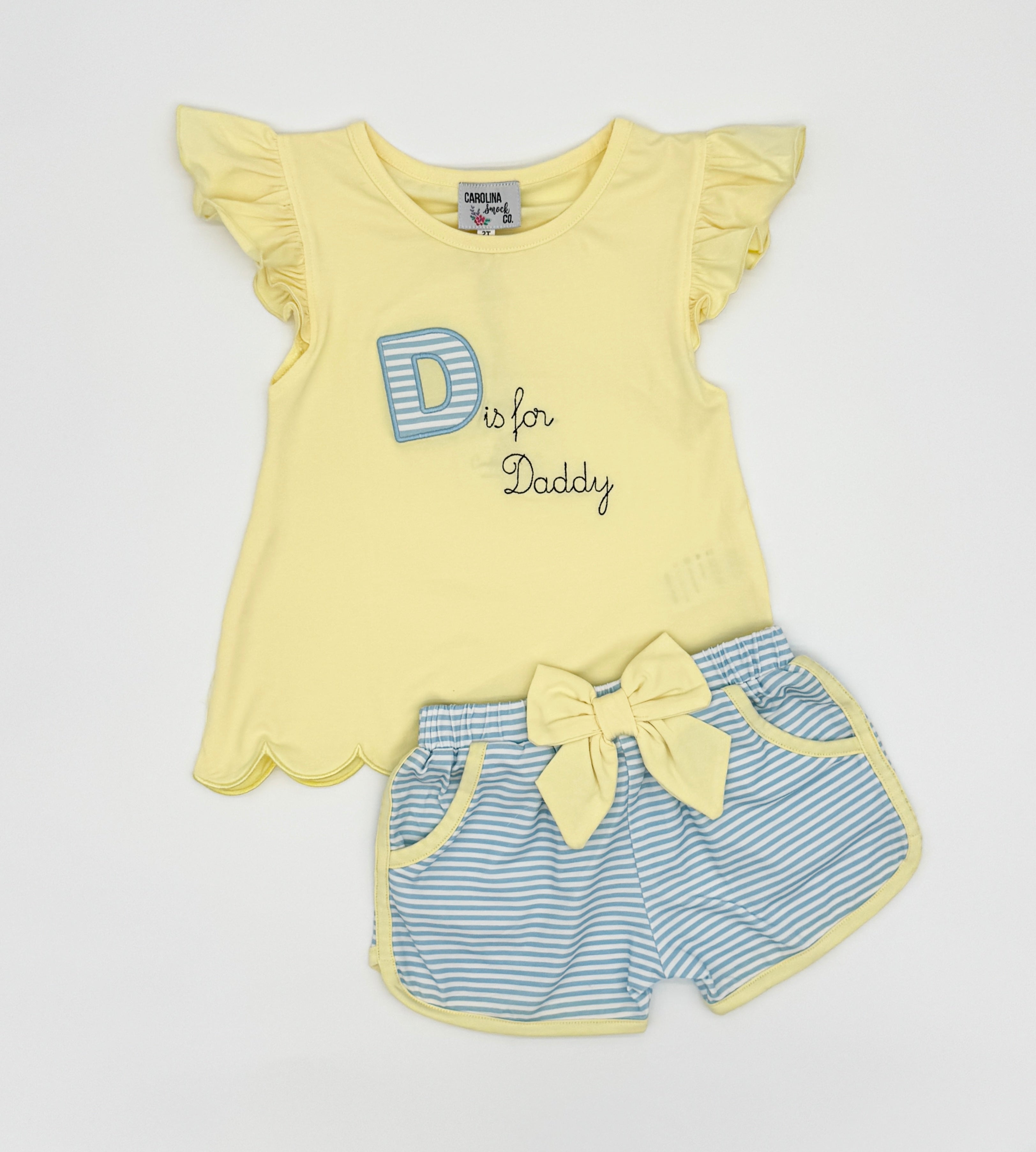 D is for Daddy Girl Short Set