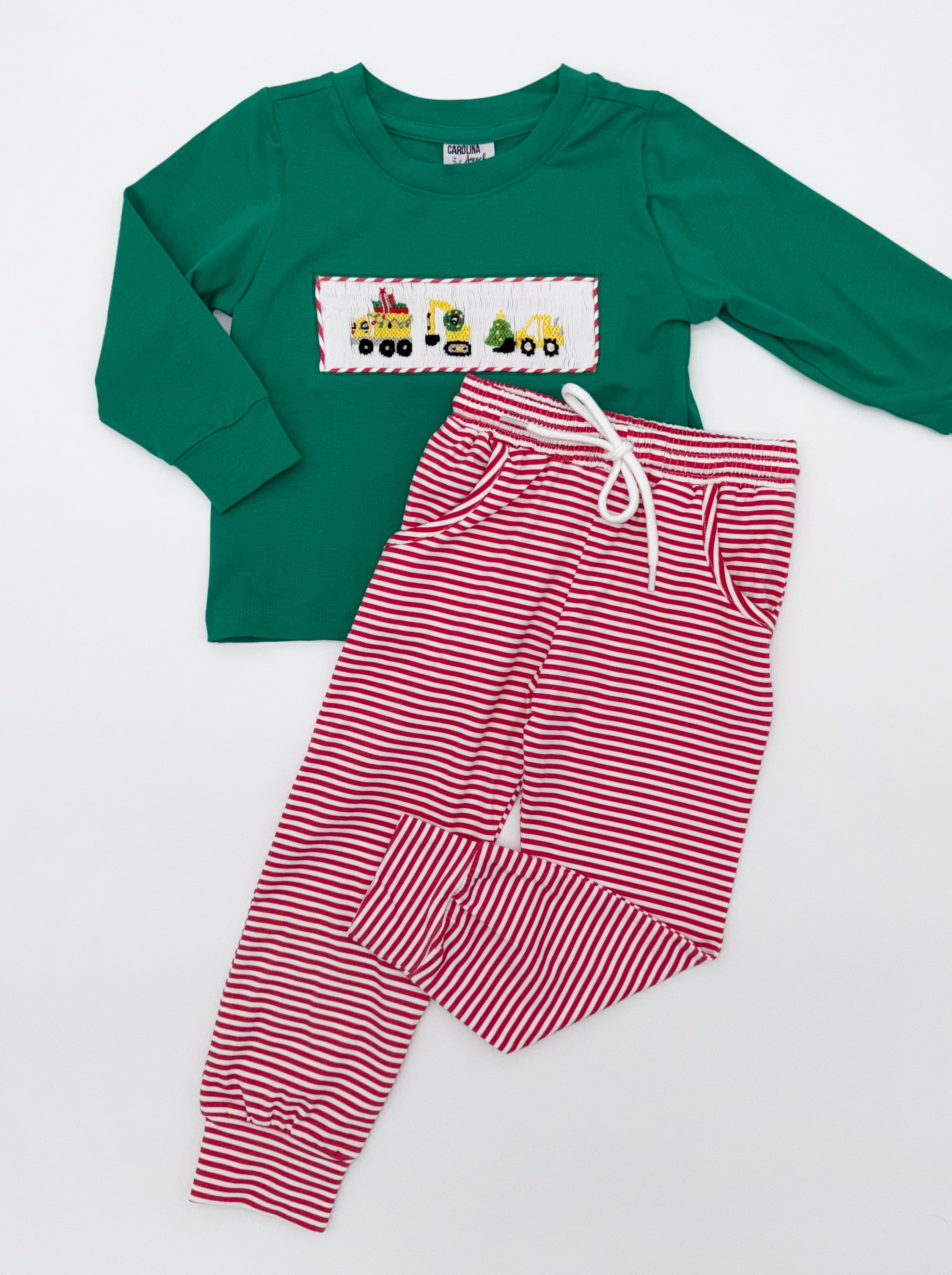 Constructing Christmas Jogger Set
