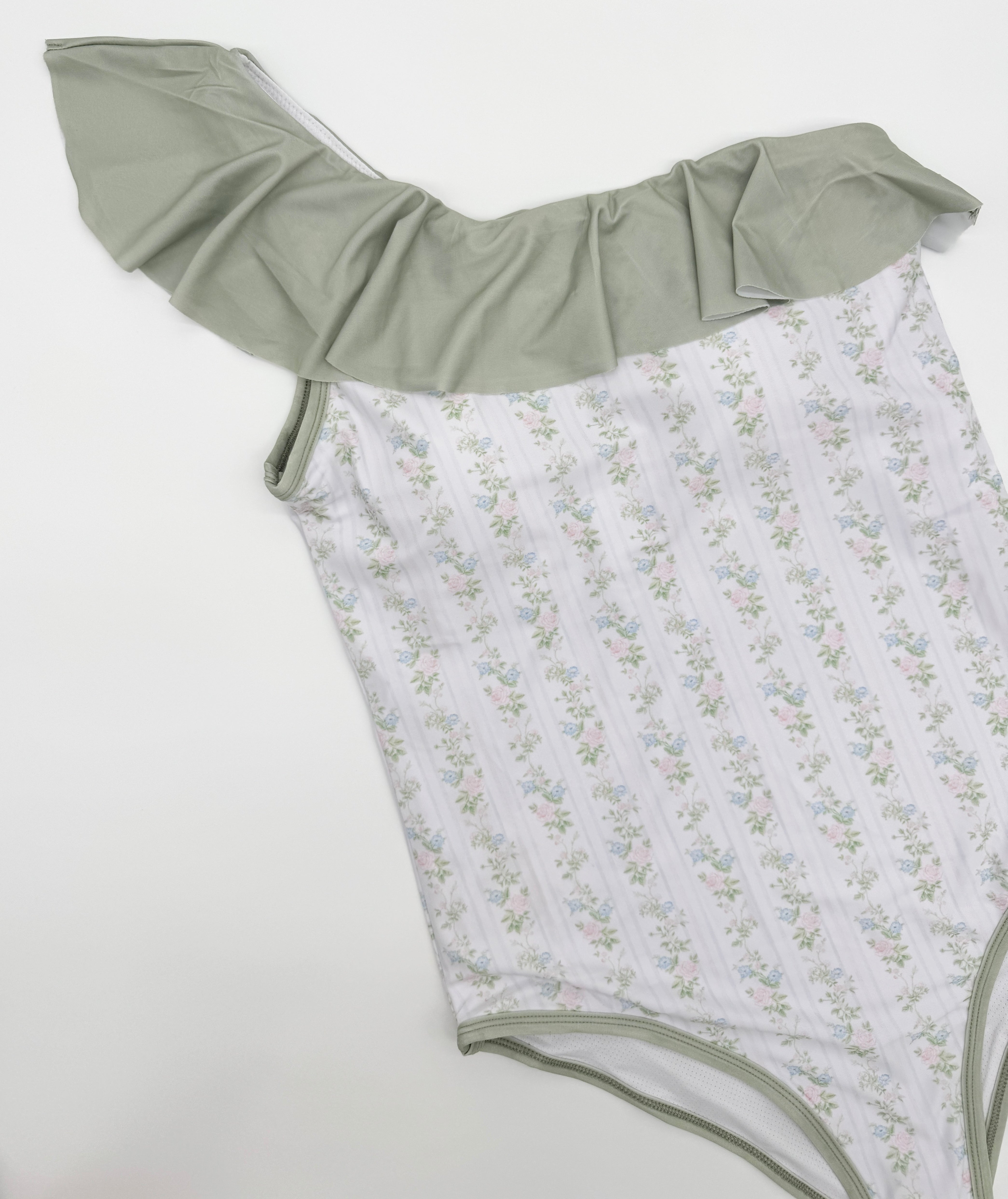 Sutton Floral & Stripes Adult 1pc. Swimsuit