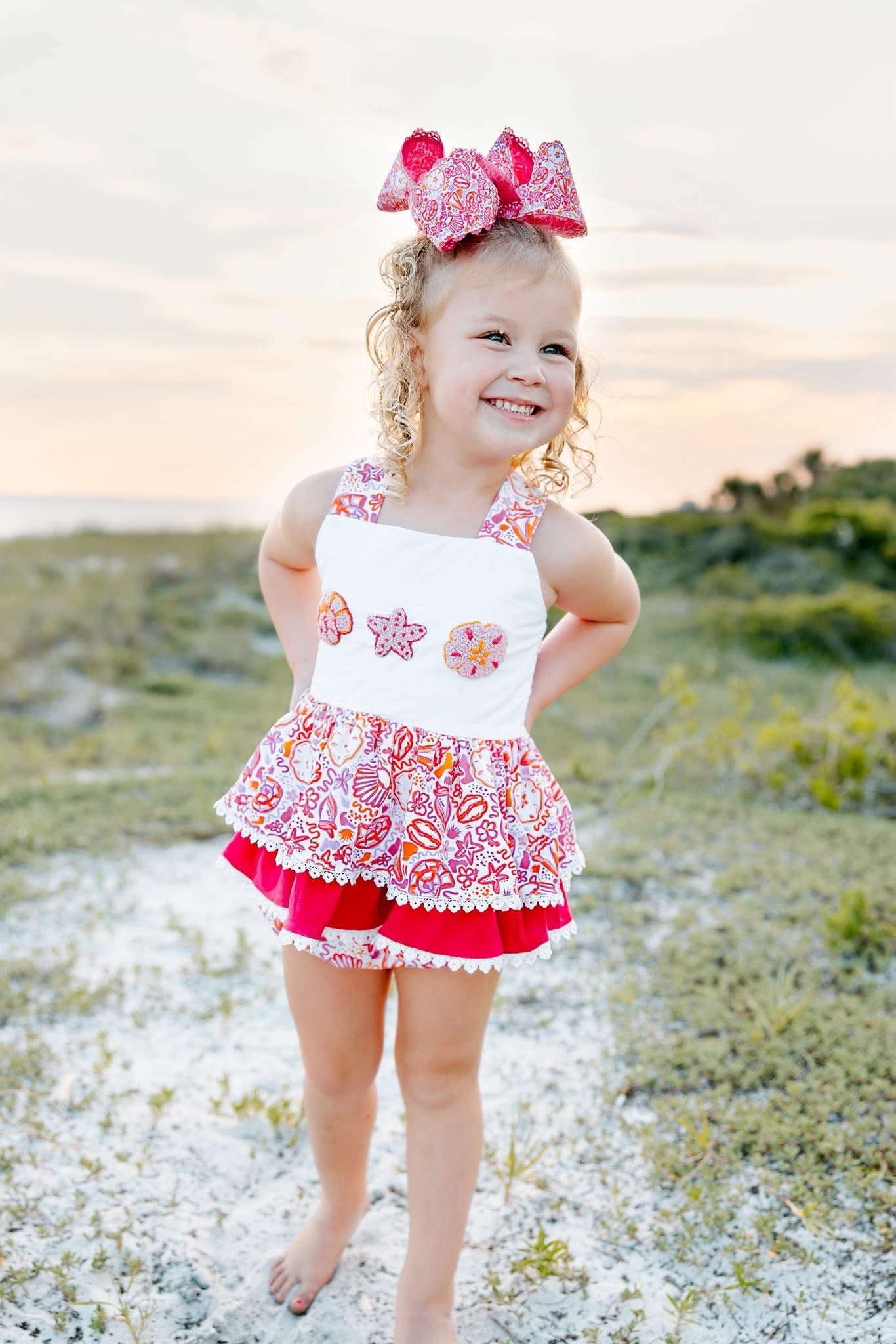 French Knot Shells Bloomer Set