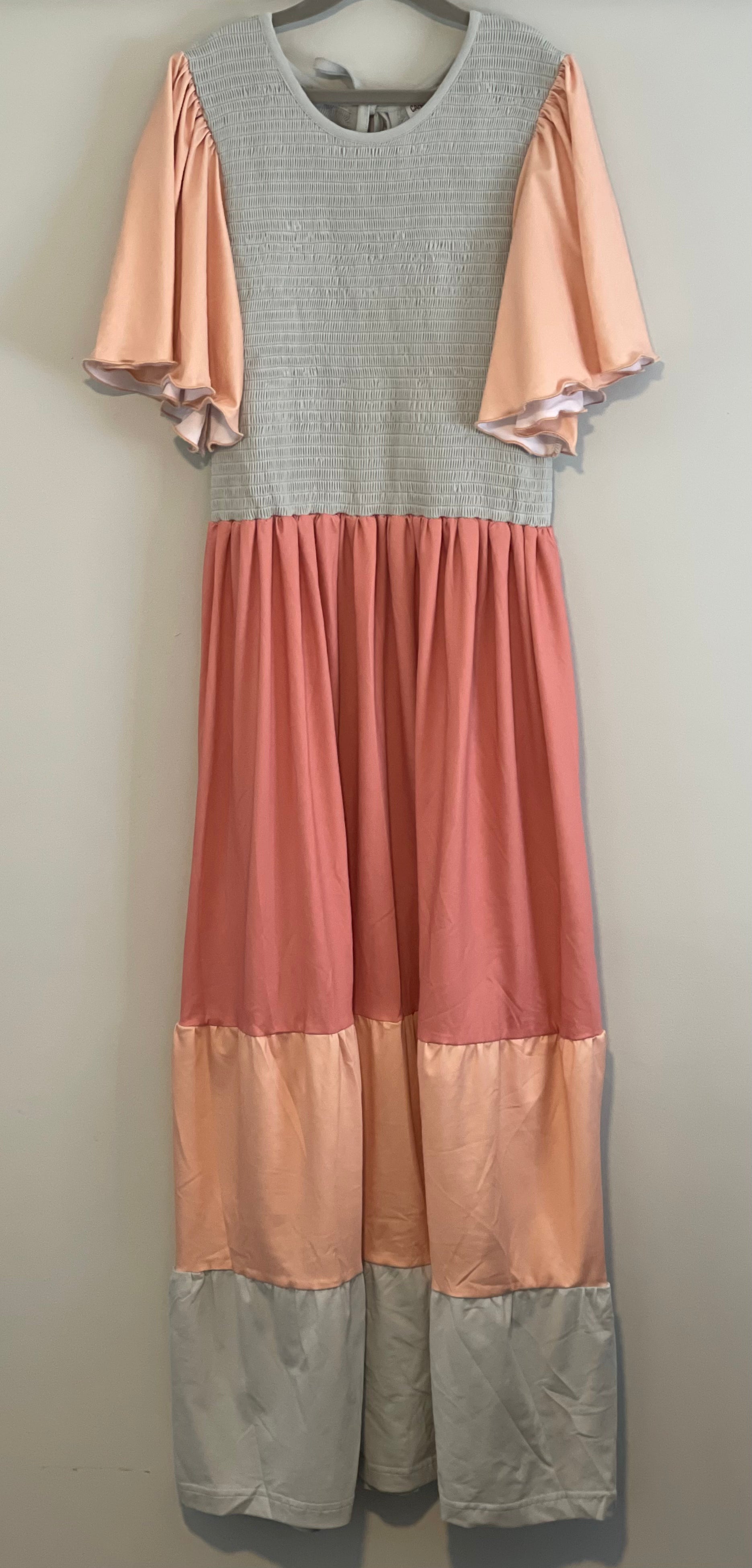 Fall Colorblock Adult Dress