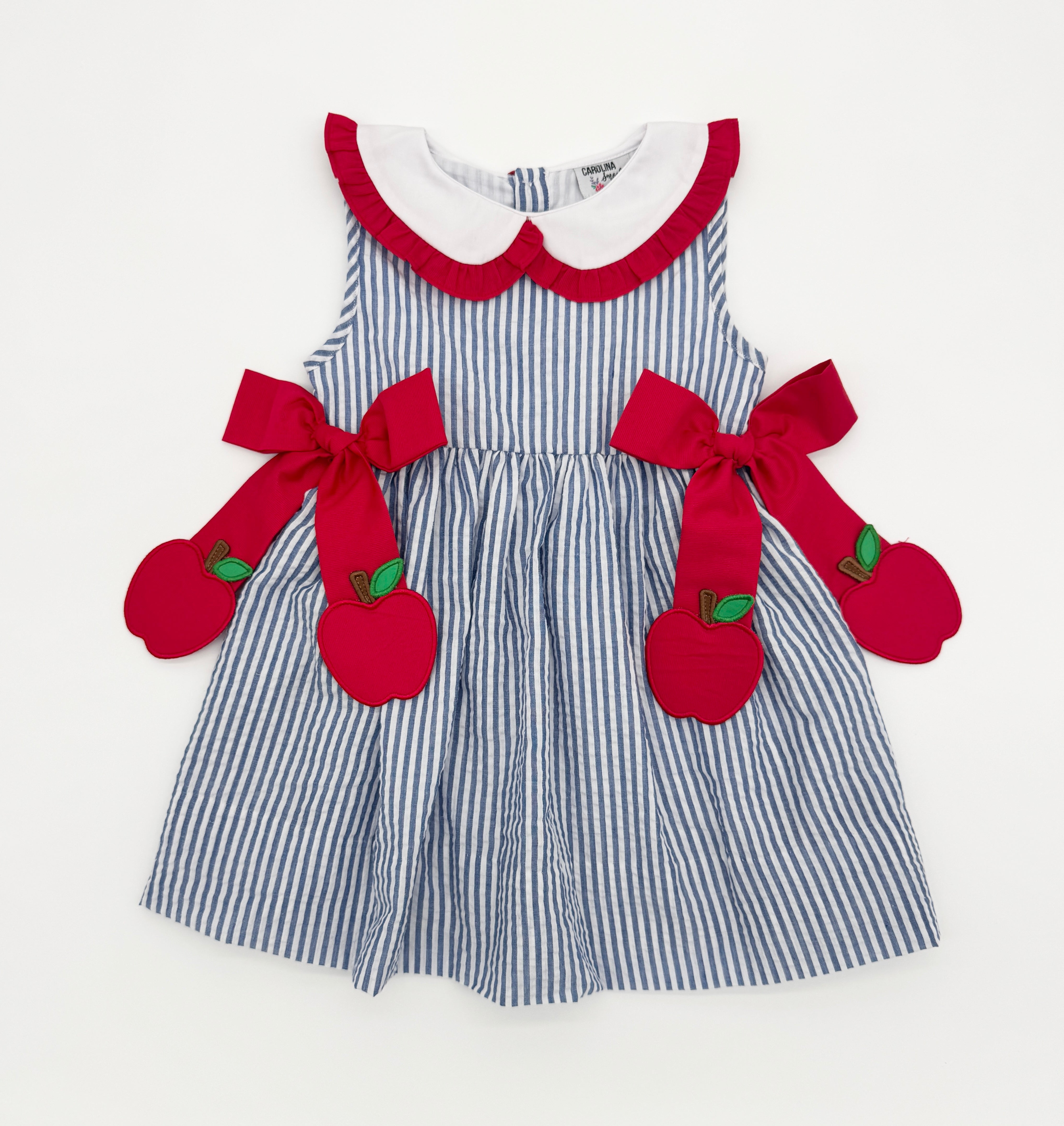 Seersucker Apples Dress